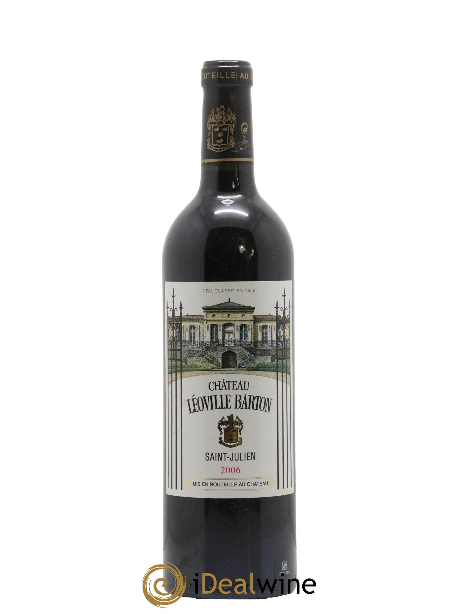 Château Léoville Barton 2ème Grand Cru Classé 2006 - Lot de 1 bouteille - 0