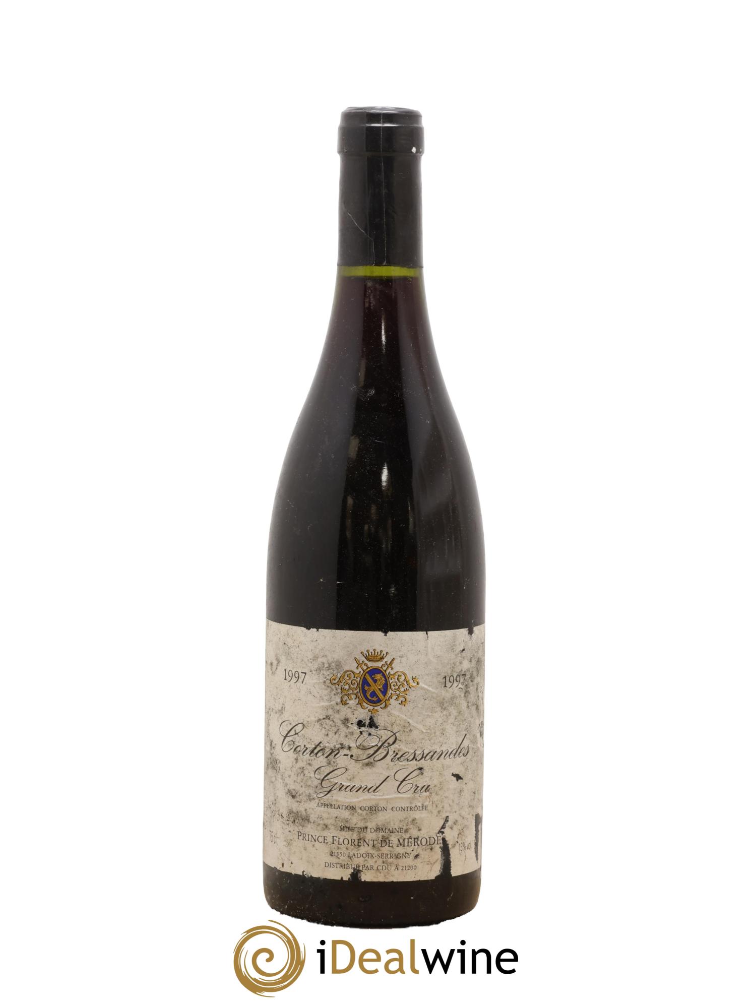 Corton Grand Cru Bressande Prince Florent De Merodes 1997 - Posten von 1 Flasche - 0