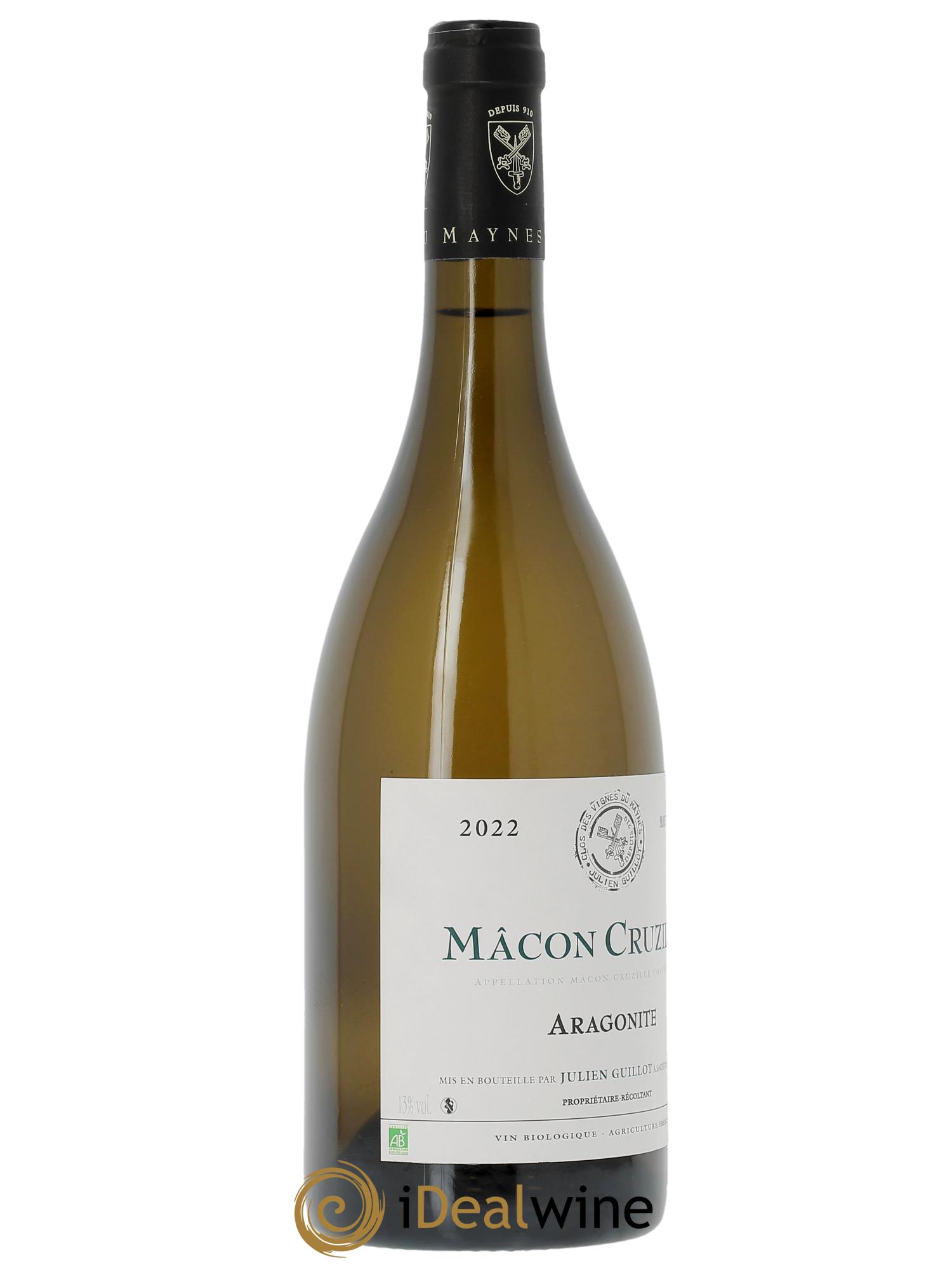 Mâcon Cruzille Aragonite Les Vignes du Maynes 2022 - Lot de 1 bouteille - 2