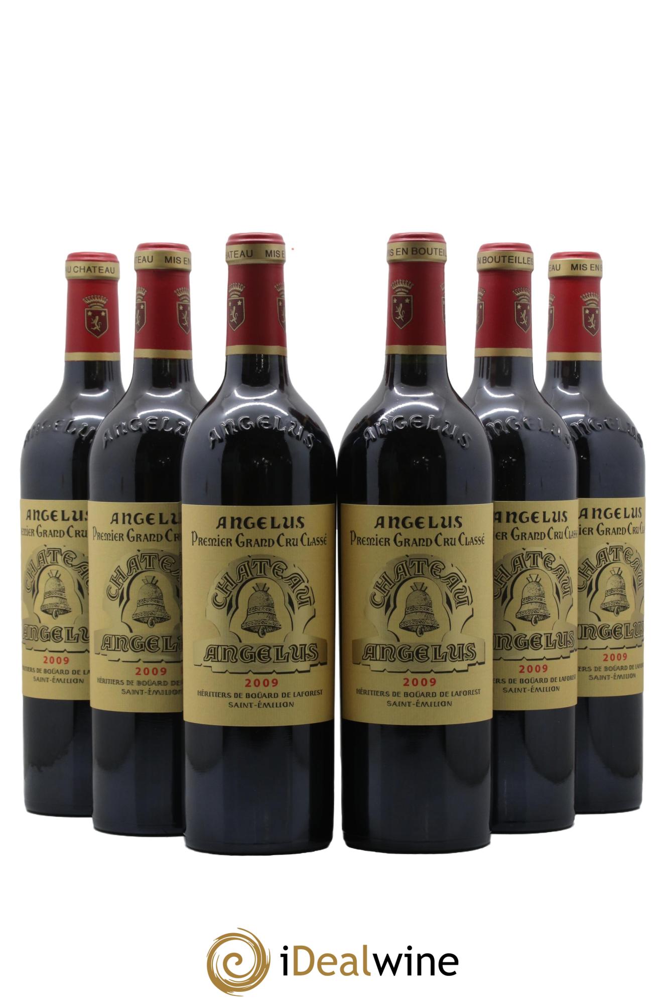 Château Angélus 1er Grand Cru Classé A  2009 - Lot de 6 bouteilles - 0