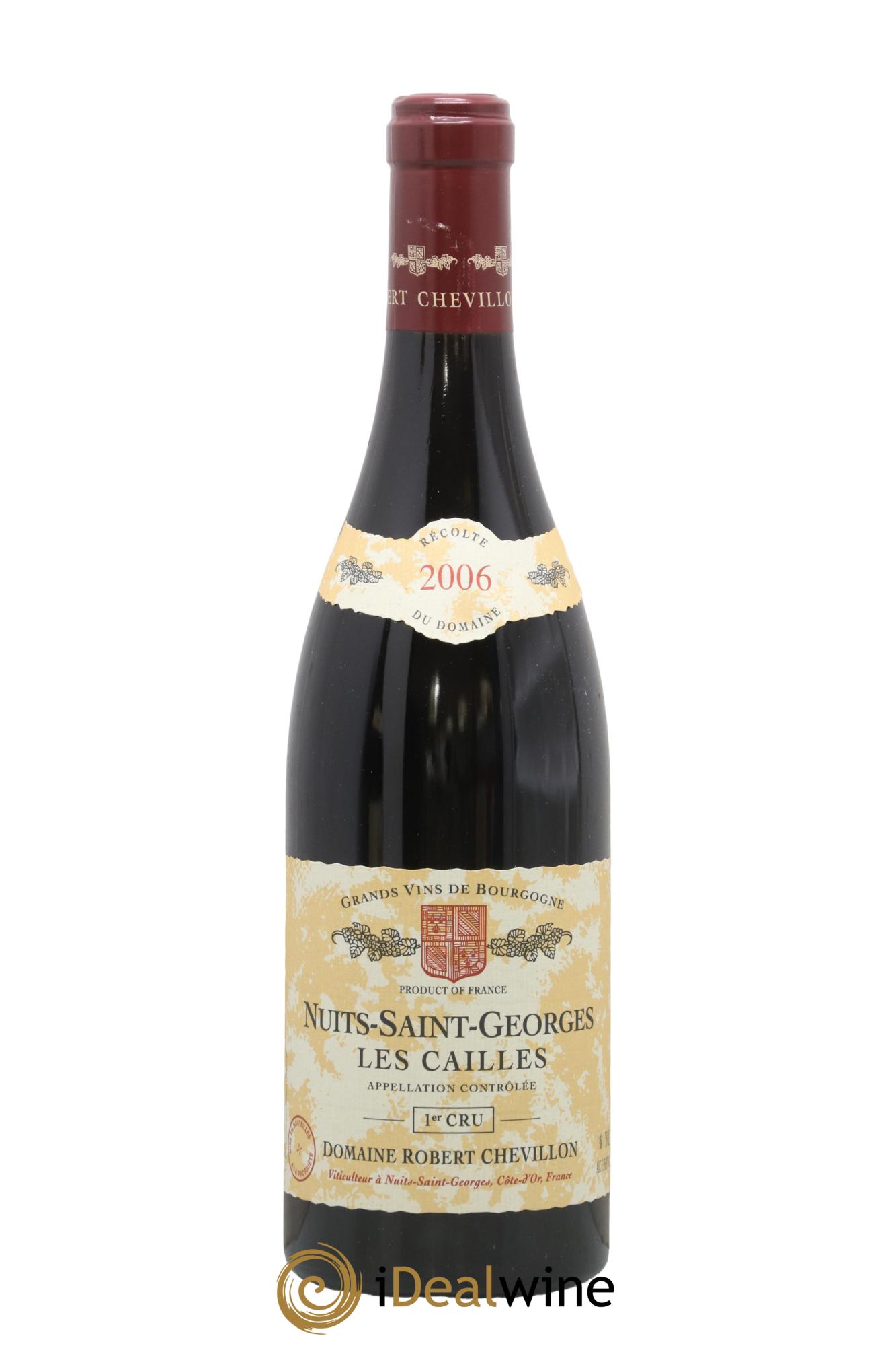 Nuits-Saint-Georges 1er Cru Les Cailles Robert Chevillon 2006 - Lot of 1 bottle - 0