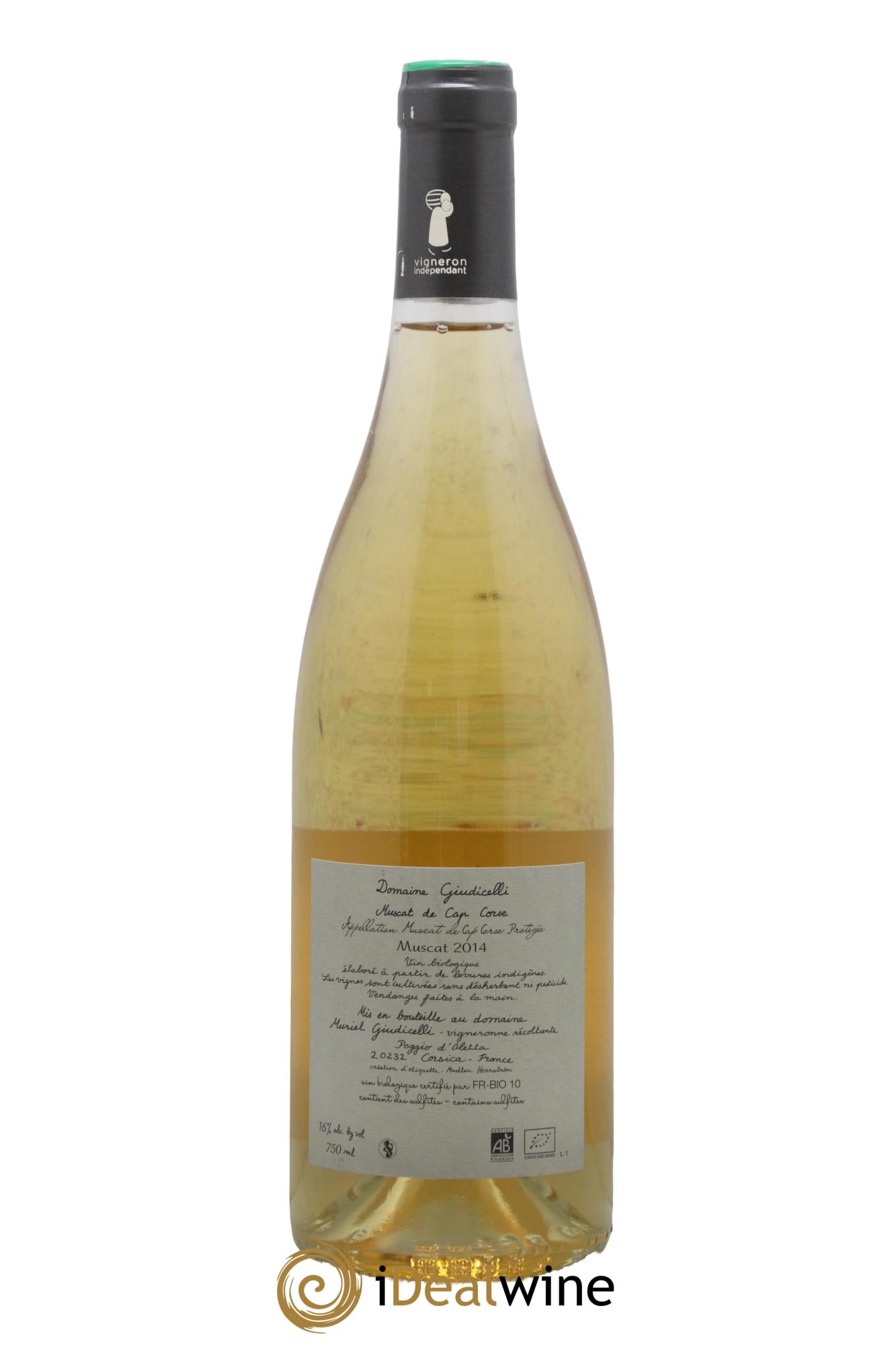 Muscat du Cap Corse Domaine Giudicelli 2014 - Lotto di 1 bottiglia - 1