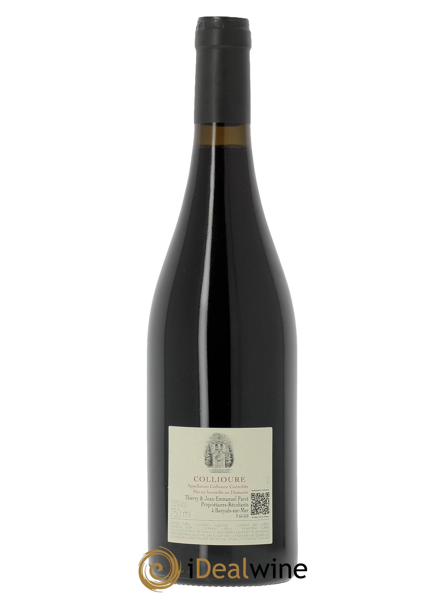 Collioure La Rectorie (Domaine de) Oriental Thierry et Jean Emmanuel Parcé  2024 - Lot de 1 bouteille - 1