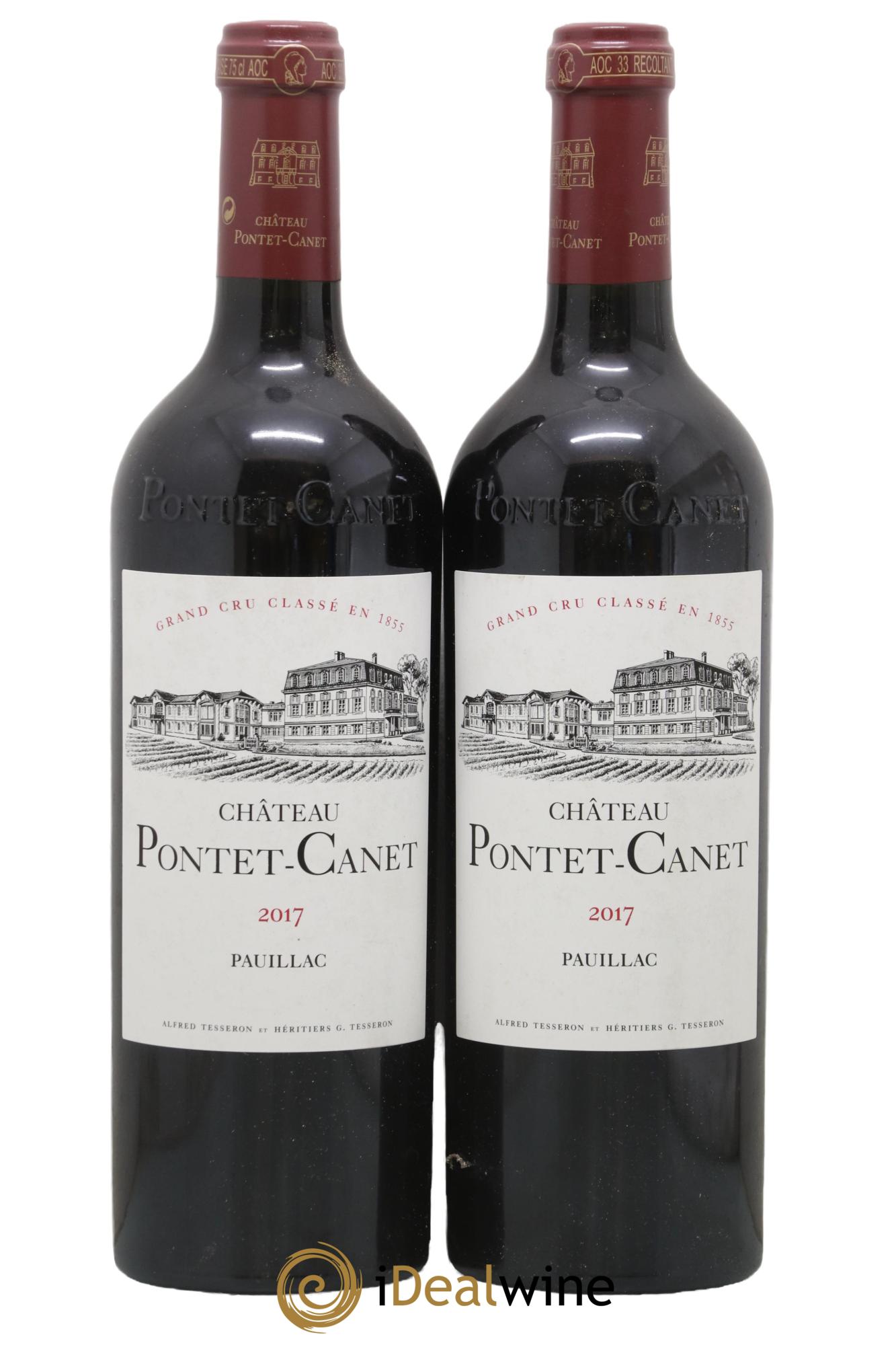 Château Pontet Canet 5ème Grand Cru Classé 2017 - Lot of 2 bottles - 0