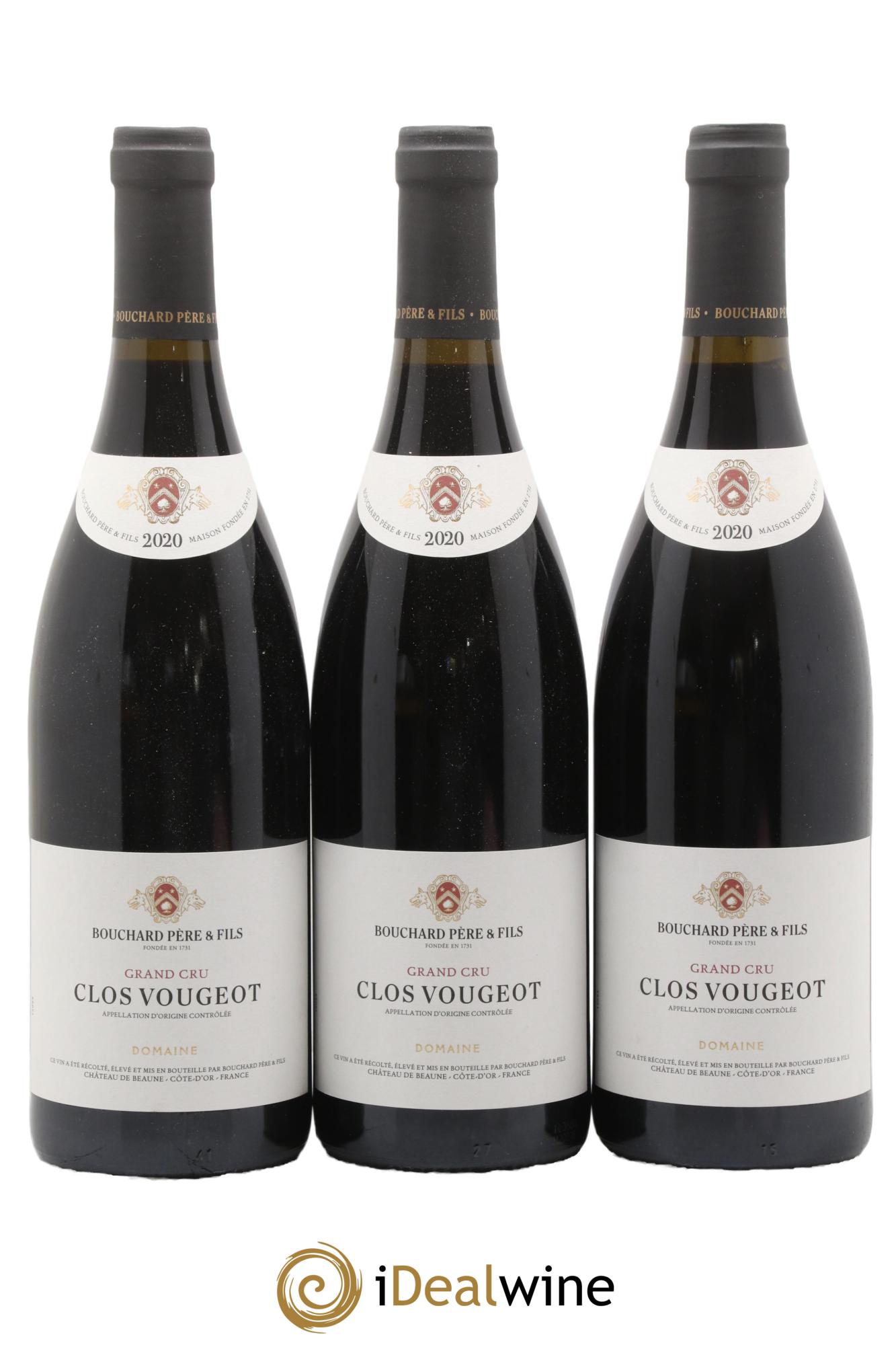 Clos de Vougeot Grand Cru Bouchard Père & Fils 2020 - Lot de 6 bouteilles - 1