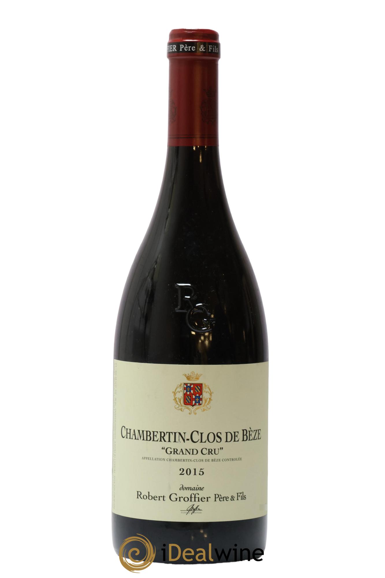 Chambertin Clos de Bèze Grand Cru Robert Groffier Père & Fils (Domaine) 2015 - Lot of 1 bottle - 0