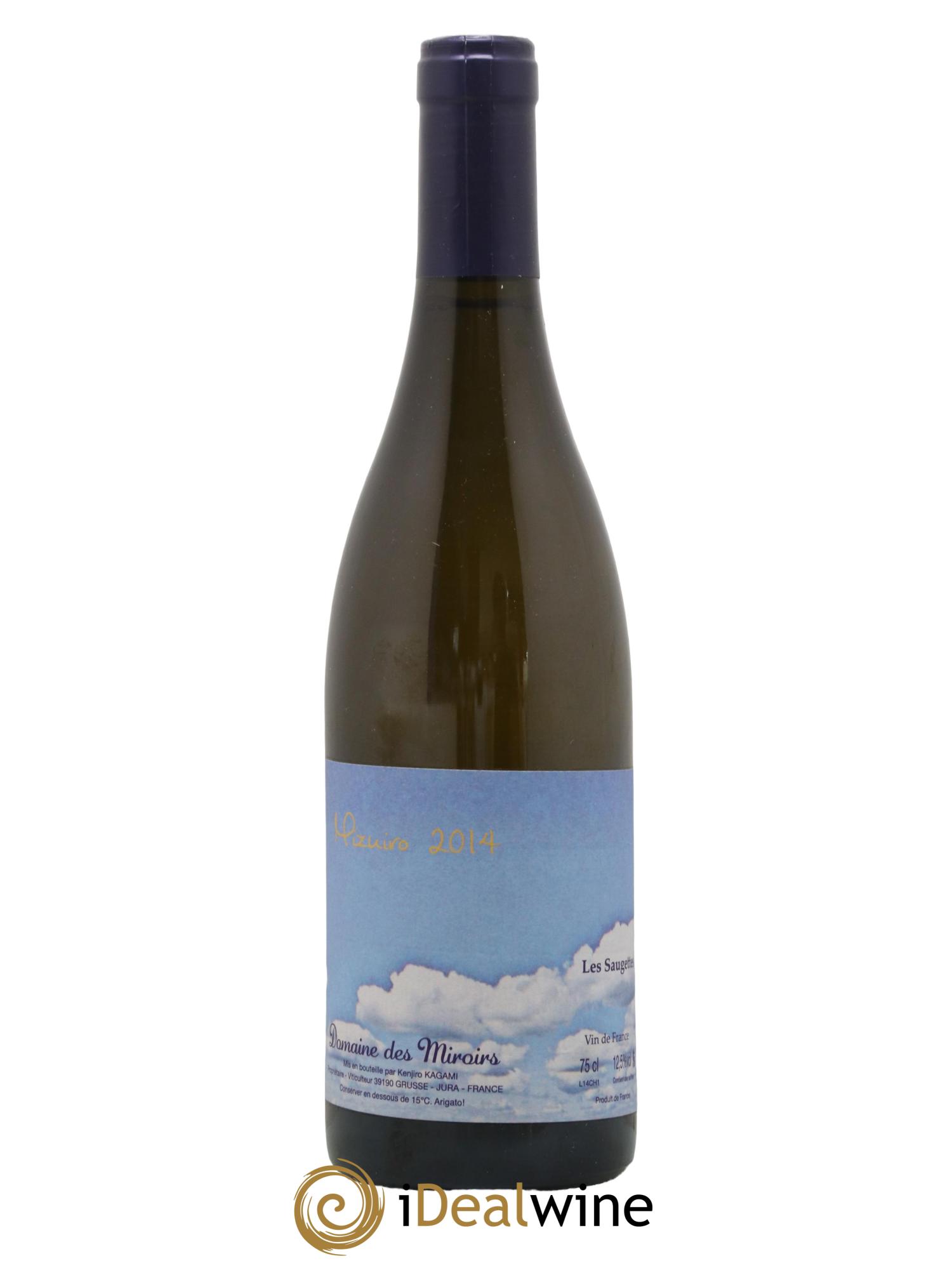 Vin de France Mizuiro Les Saugettes Kenjiro Kagami - Domaine des Miroirs 2014 - Lot de 1 bouteille - 0