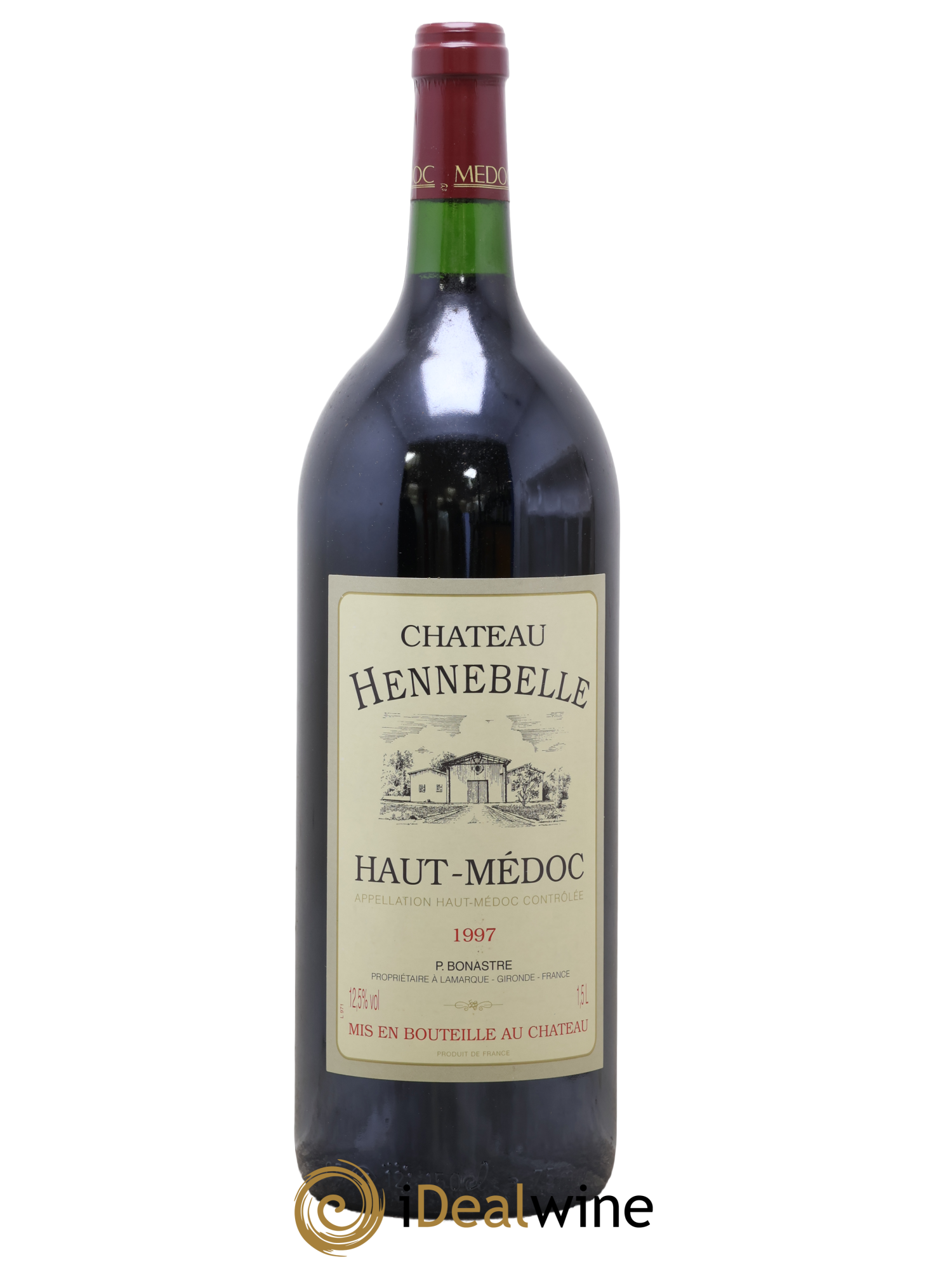 Haut Médoc Château Hennebelle 1997 - Lot of 1 magnum - 0
