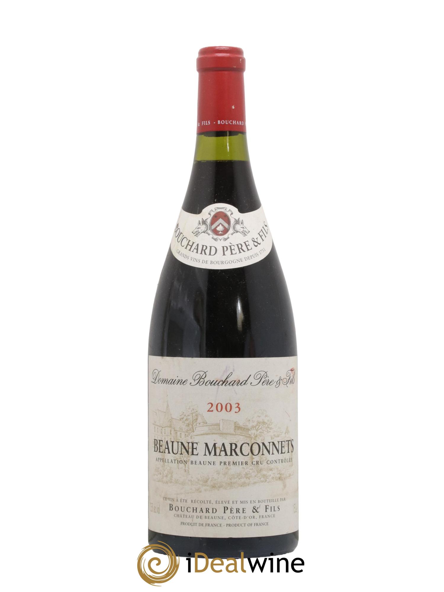 Beaune 1er Cru Marconnets Bouchard Père & Fils 2003 - Lot de 1 magnum - 0