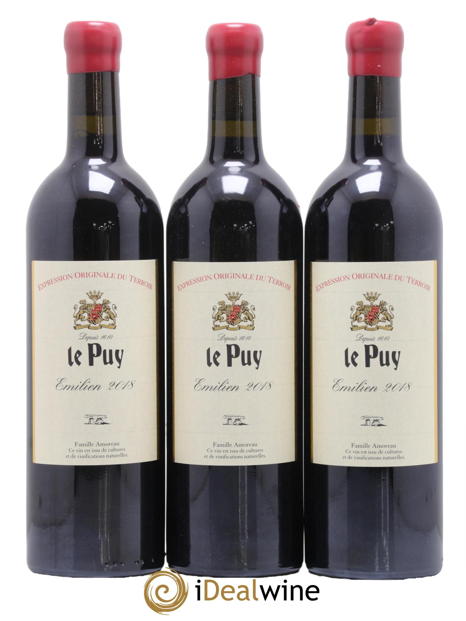 Le Puy - Cuvée Emilien 2018 - Lot de 3 bouteilles - 0