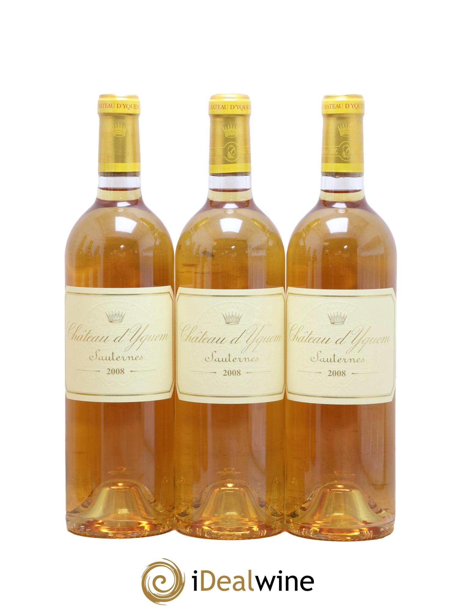 Château d' Yquem 1er Cru Classé Supérieur 2008 - Lot de 6 bouteilles - 1