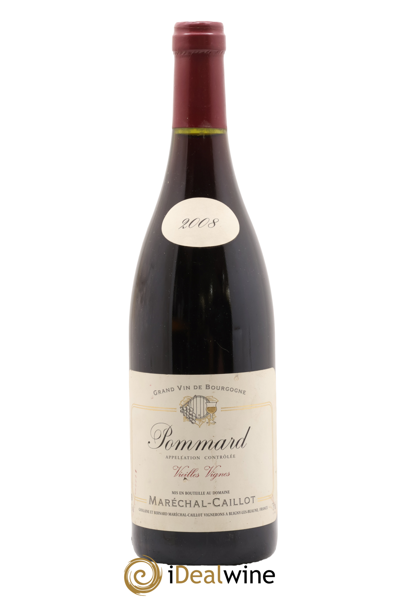 Pommard Vieilles-Vignes Domaine Marechal-Caillot 2008 - Lot de 1 bouteille - 0