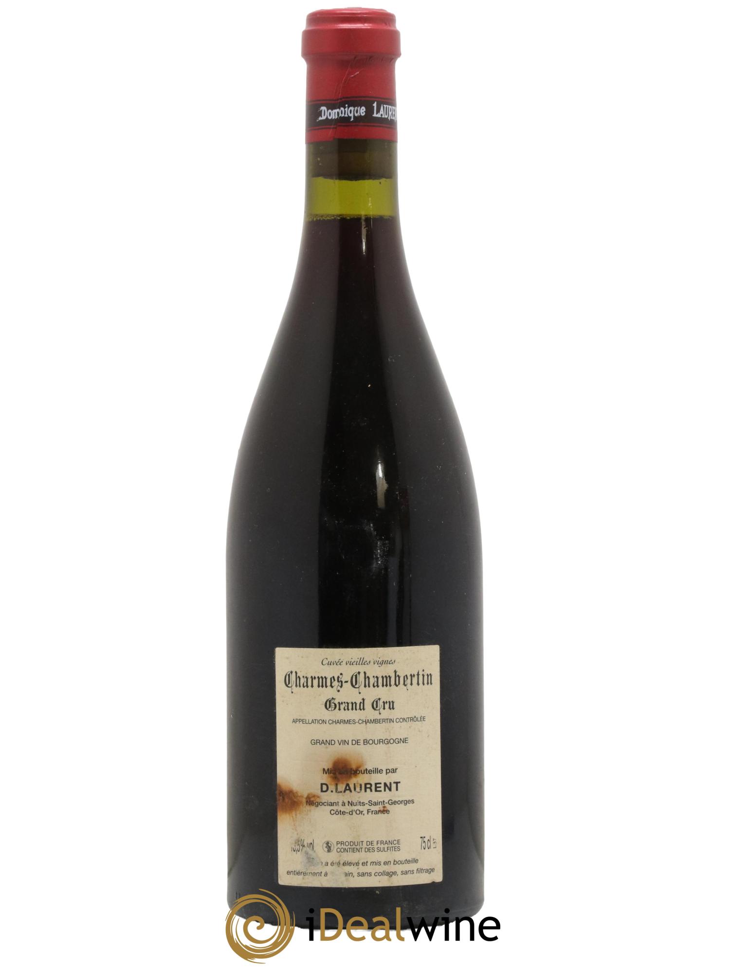 Charmes-Chambertin Grand Cru Vieilles Vignes Dominique Laurent Grande Cuvée Vieilles Vignes Dominique Laurent 2005 - Lot of 1 bottle - 1