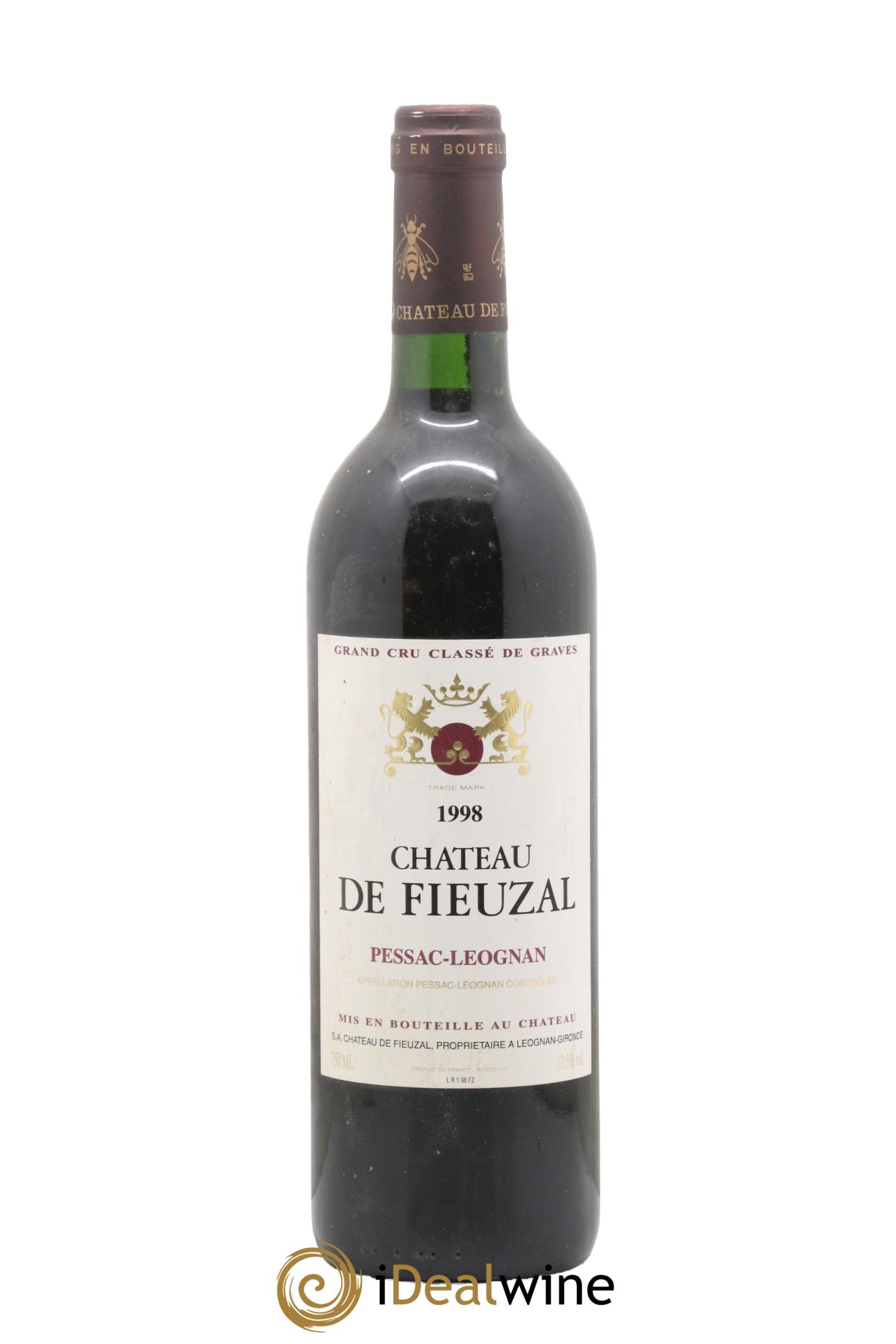 Château de Fieuzal Cru Classé de Graves 1998 - Lot of 1 bottle - 0