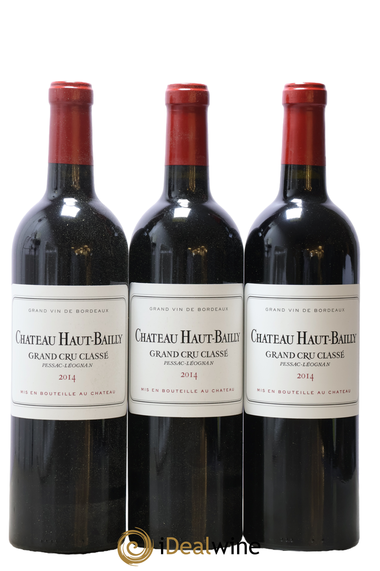 Château Haut-Bailly Cru Classé de Graves 2014 - Posten von 3 Flaschen - 0