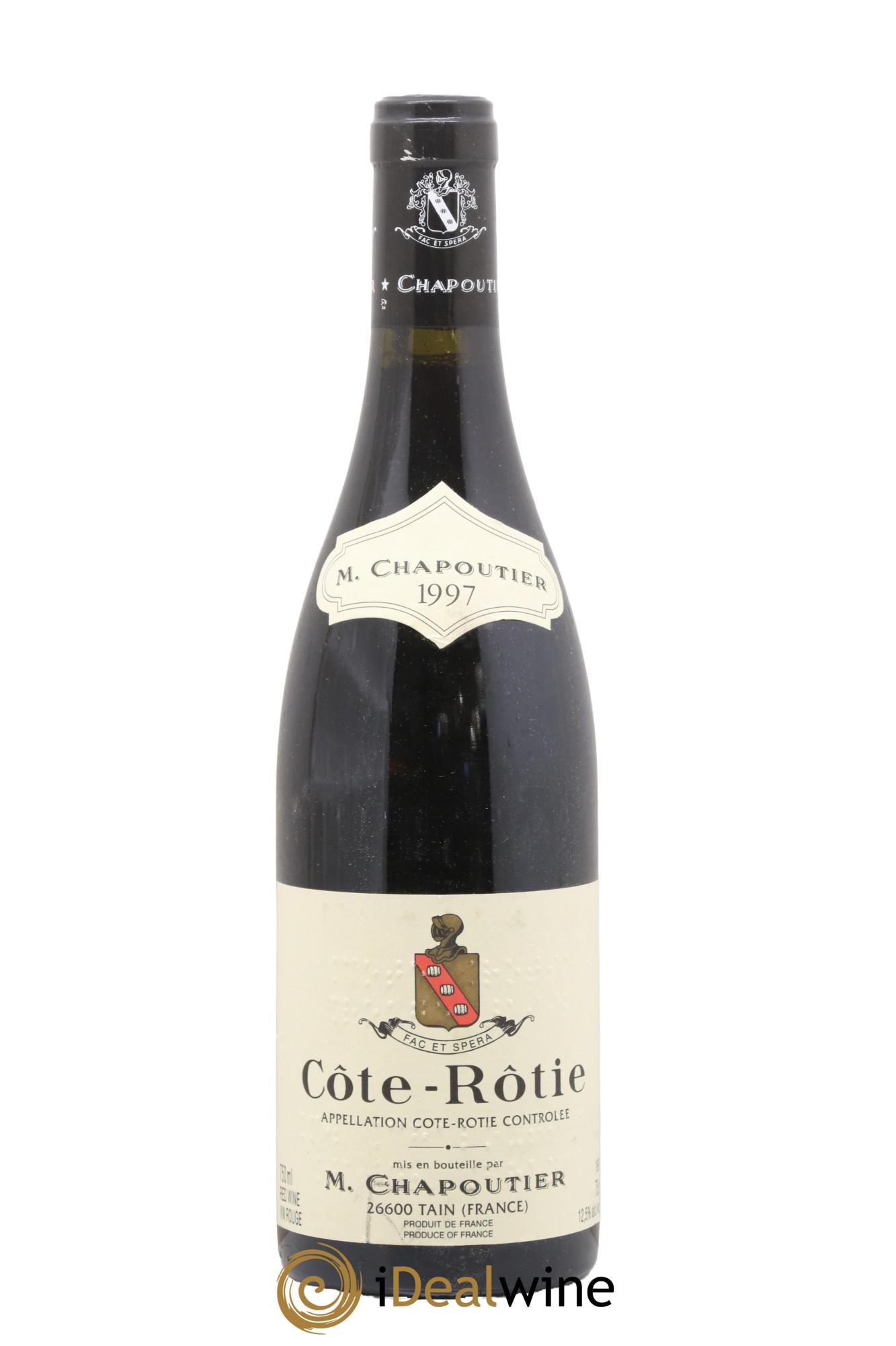 Côte-Rôtie Chapoutier 1997 - Lot de 1 bouteille - 0