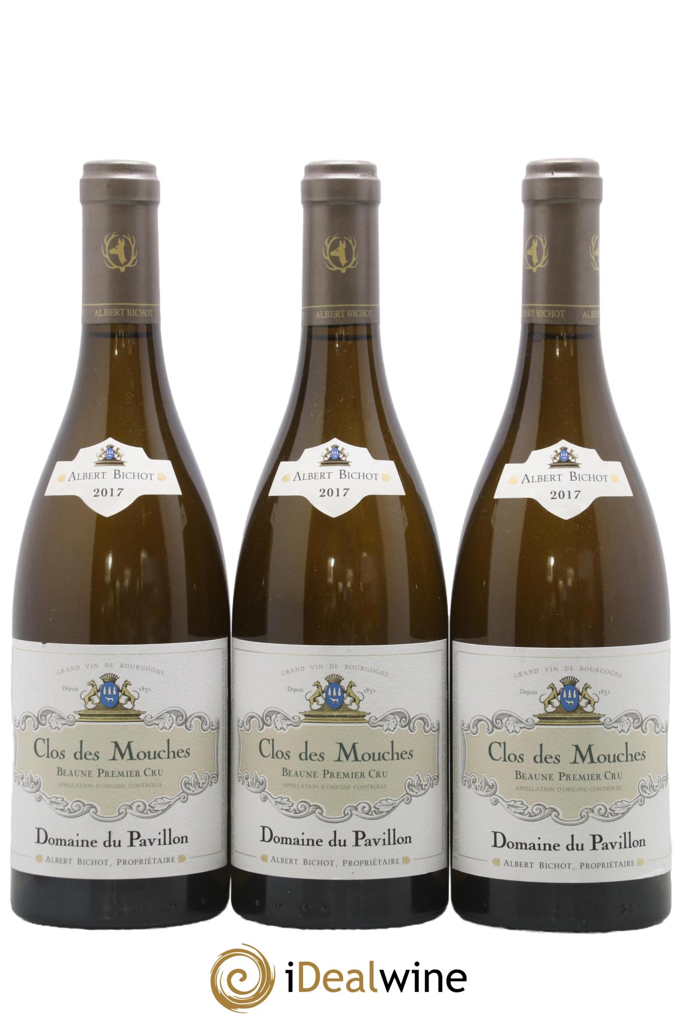 Beaune 1er Cru Clos des Mouches Domaine du Pavillon - Albert Bichot 2017 - Lot de 3 bouteilles - 0