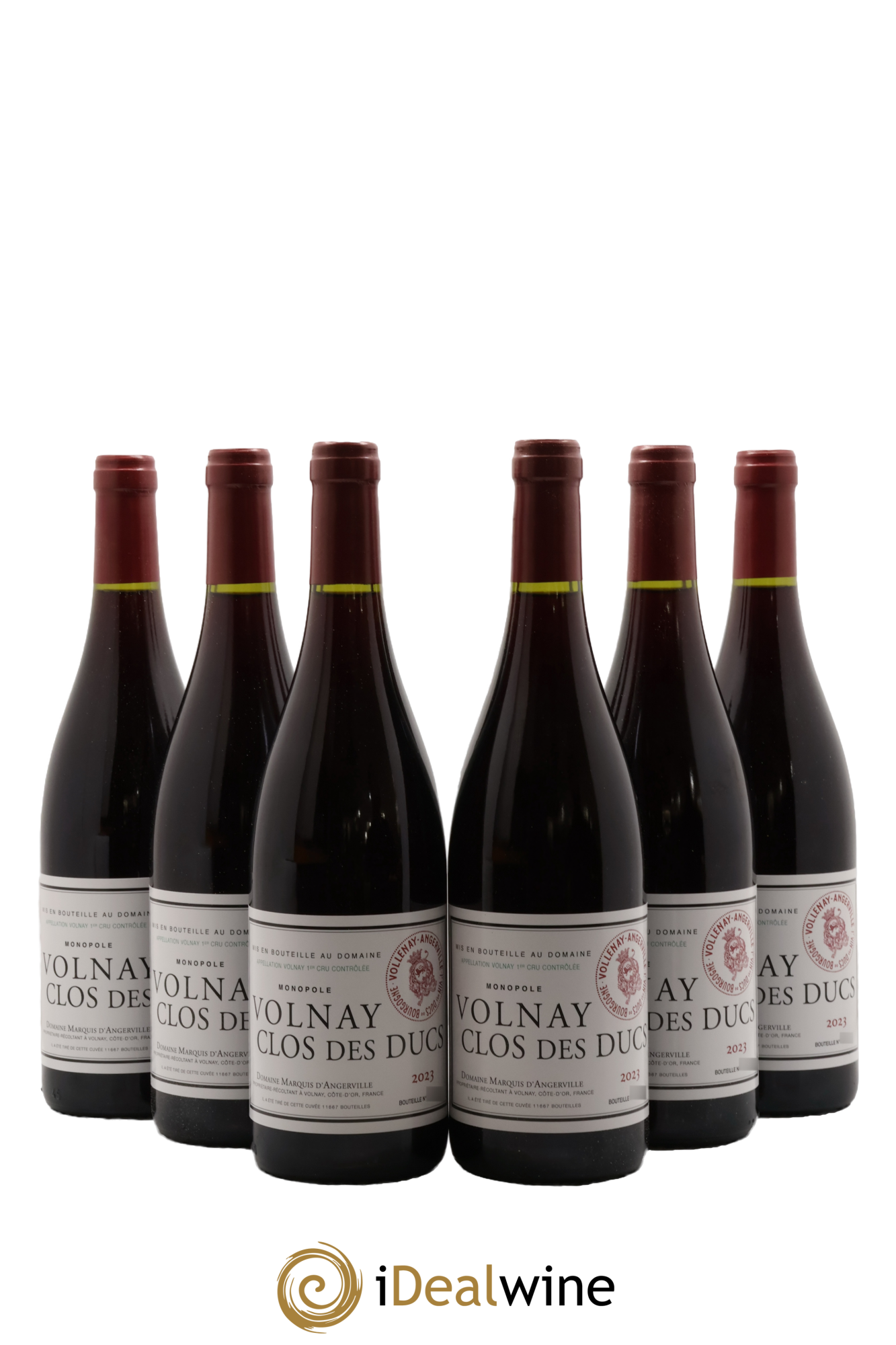 Volnay 1er Cru Clos des Ducs Marquis d'Angerville (Domaine) 2023 - Lot de 6 bouteilles - 0