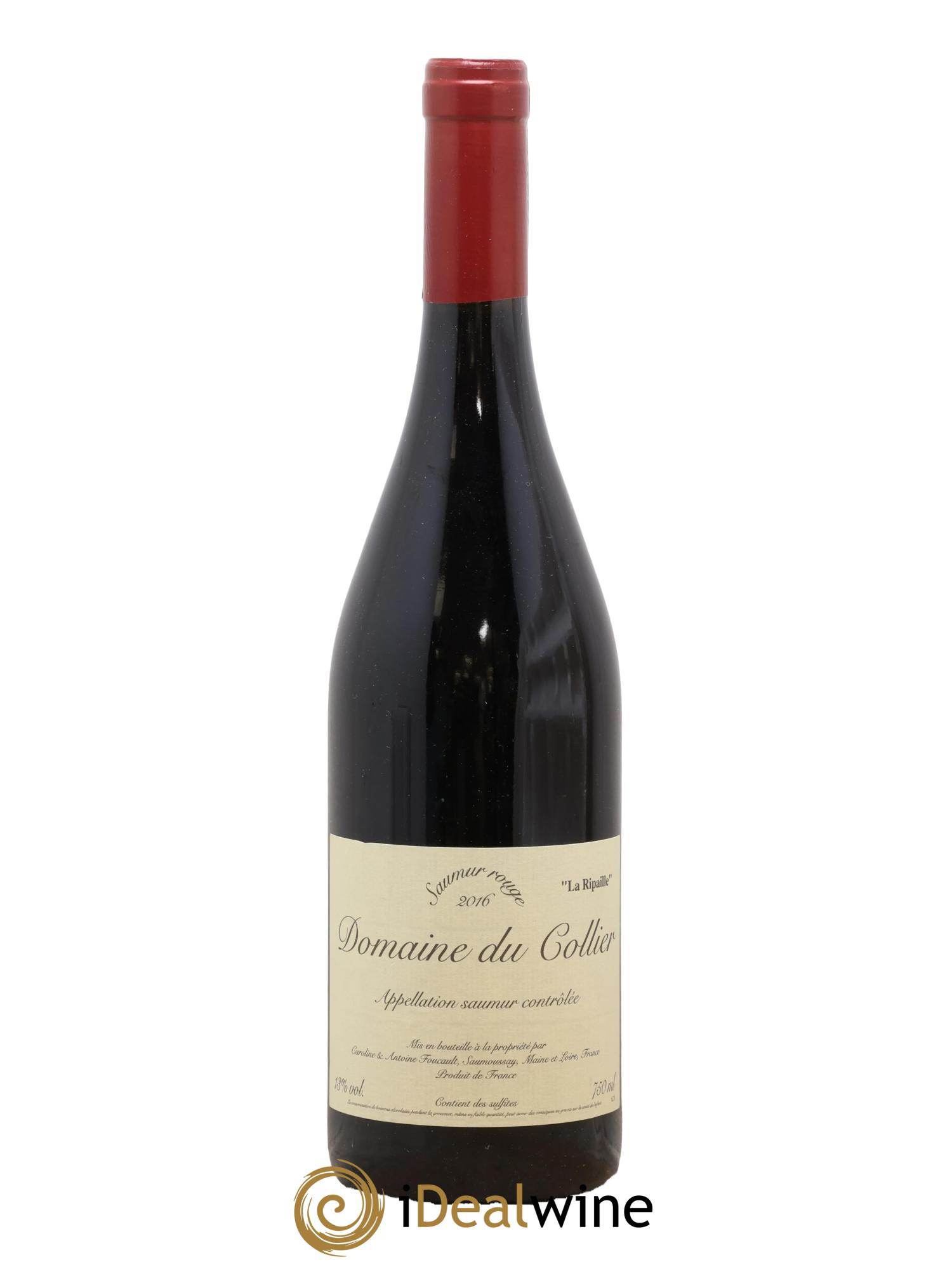 Saumur La Ripaille Domaine du Collier 2016 - Lot de 1 bouteille - 0