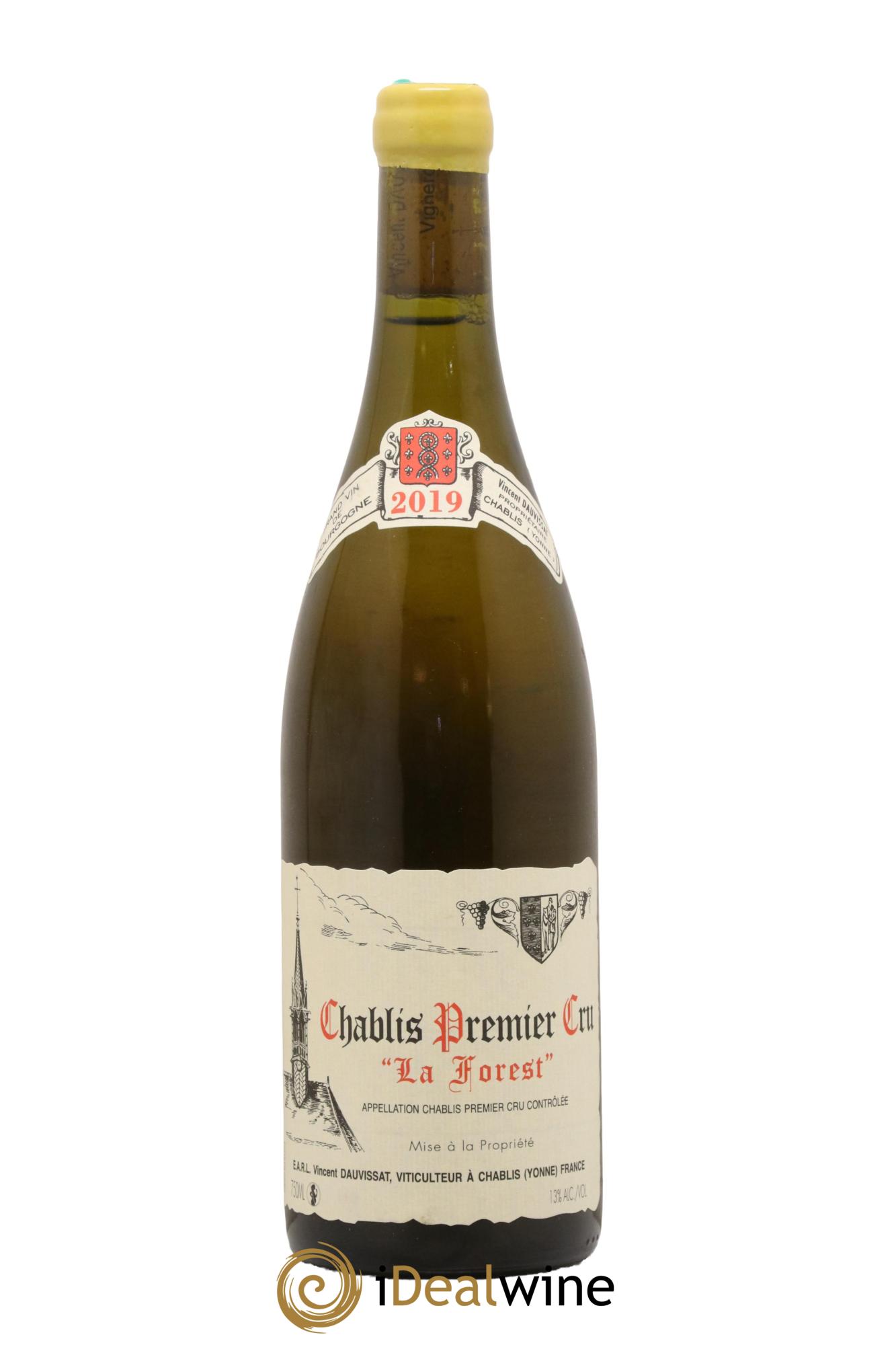 Chablis 1er Cru La Forest Vincent Dauvissat (Domaine) 2019 - Lot de 1 bouteille - 0