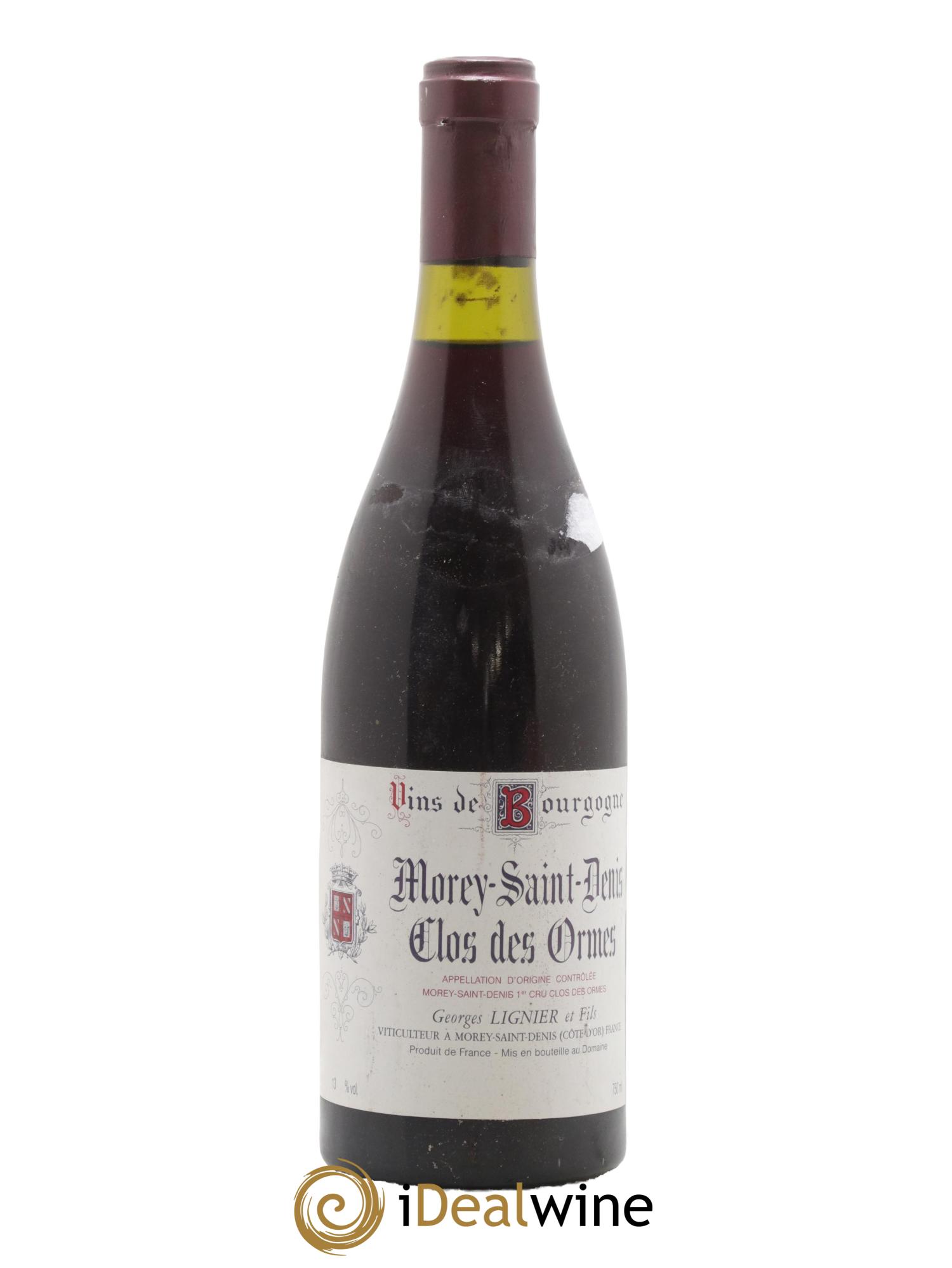 Morey Saint-Denis 1er Cru Clos des Ormes Georges Lignier (Domaine) - Lot de 1 bouteille - 0
