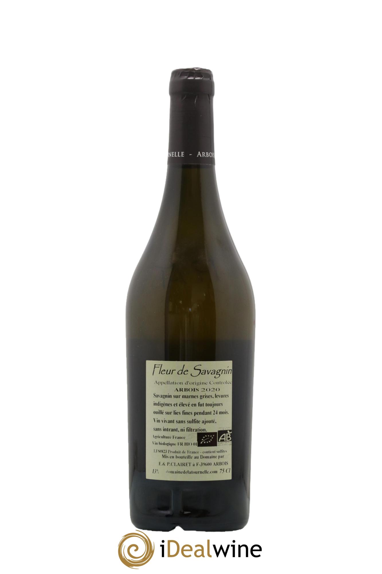 Arbois Fleur De Savagnin Domaine de la Tournelle  2020 - Lot de 1 bouteille - 1