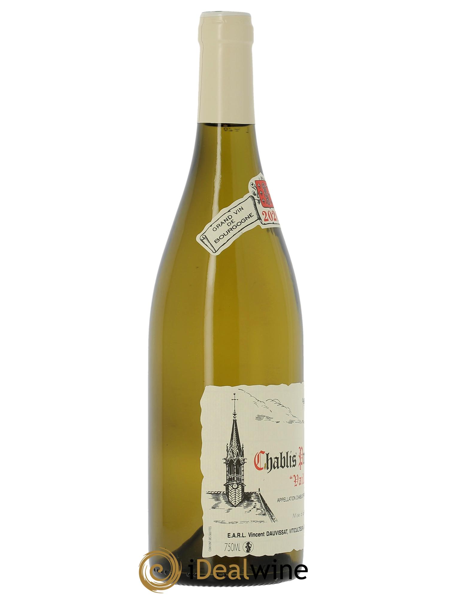 Chablis 1er Cru Vaillons Vincent Dauvissat (Domaine) 2020 - Lot de 1 bouteille - 2