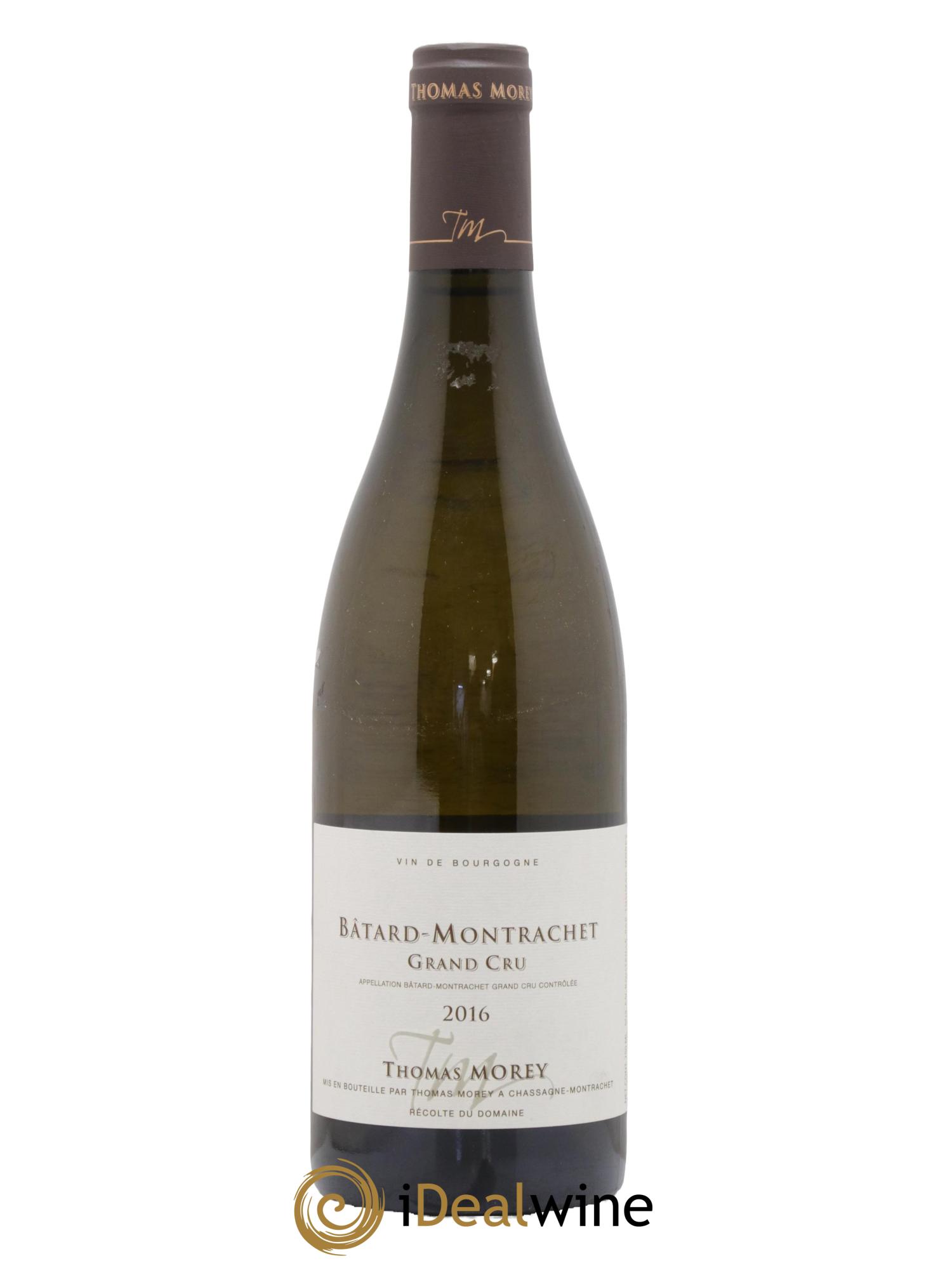 Bâtard-Montrachet Grand Cru Thomas Morey 2016 - Lot de 1 bouteille - 0