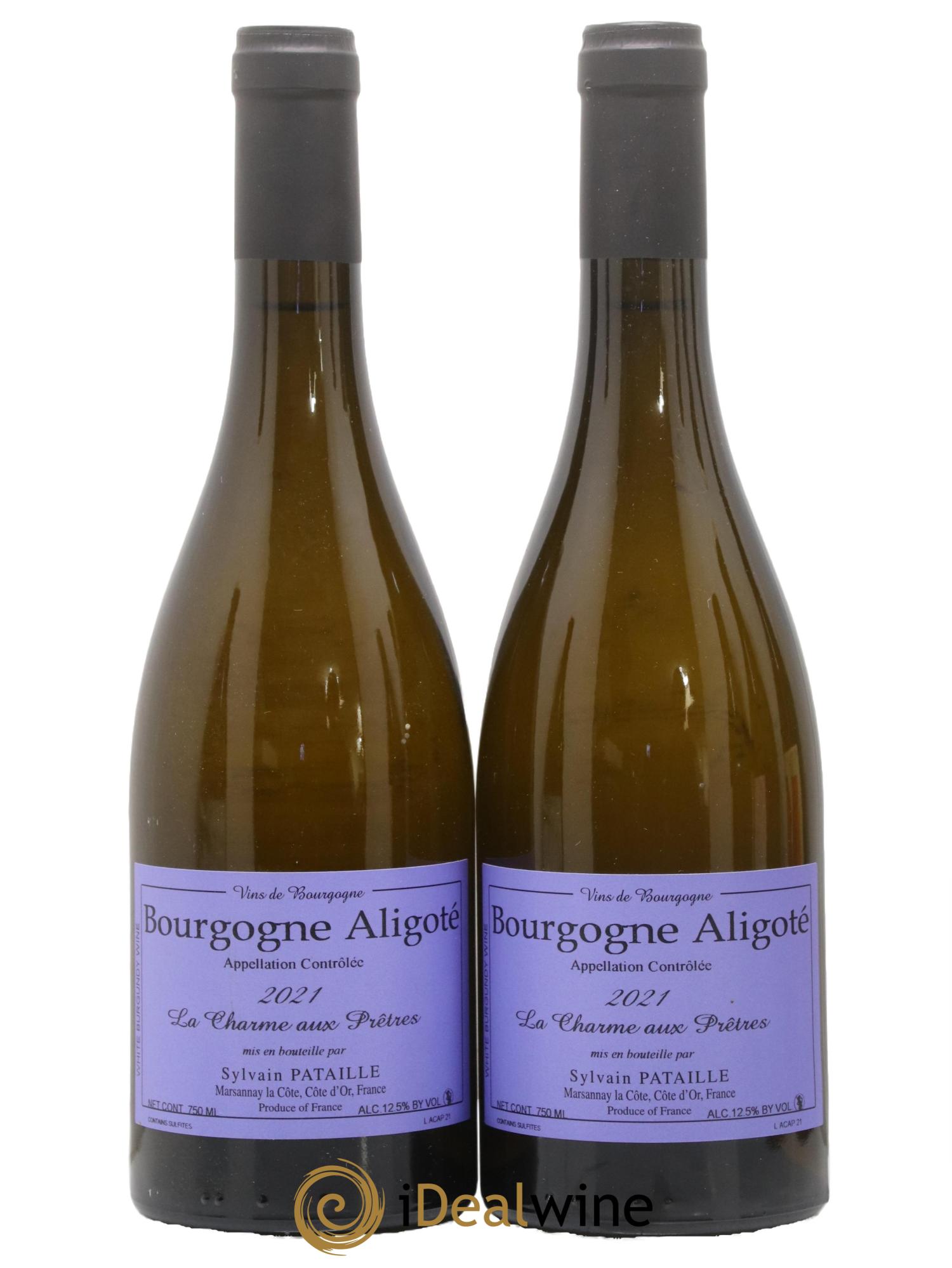 Bourgogne Aligoté La Charme aux Prêtres Sylvain Pataille (Domaine) 2021 - Lot de 2 bouteilles - 0
