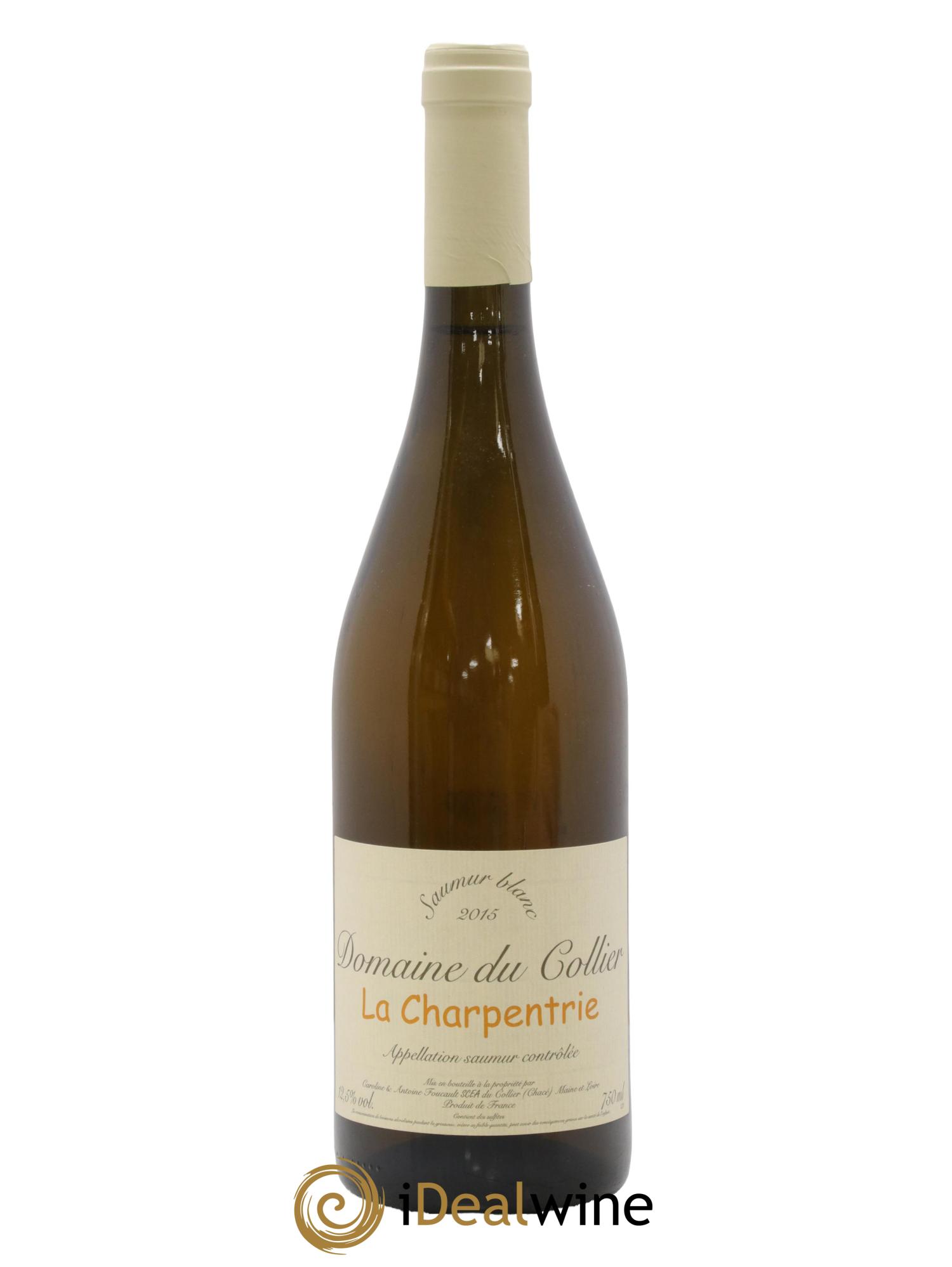 Saumur La Charpentrie Domaine du Collier 2015 - Lot de 1 bouteille - 0