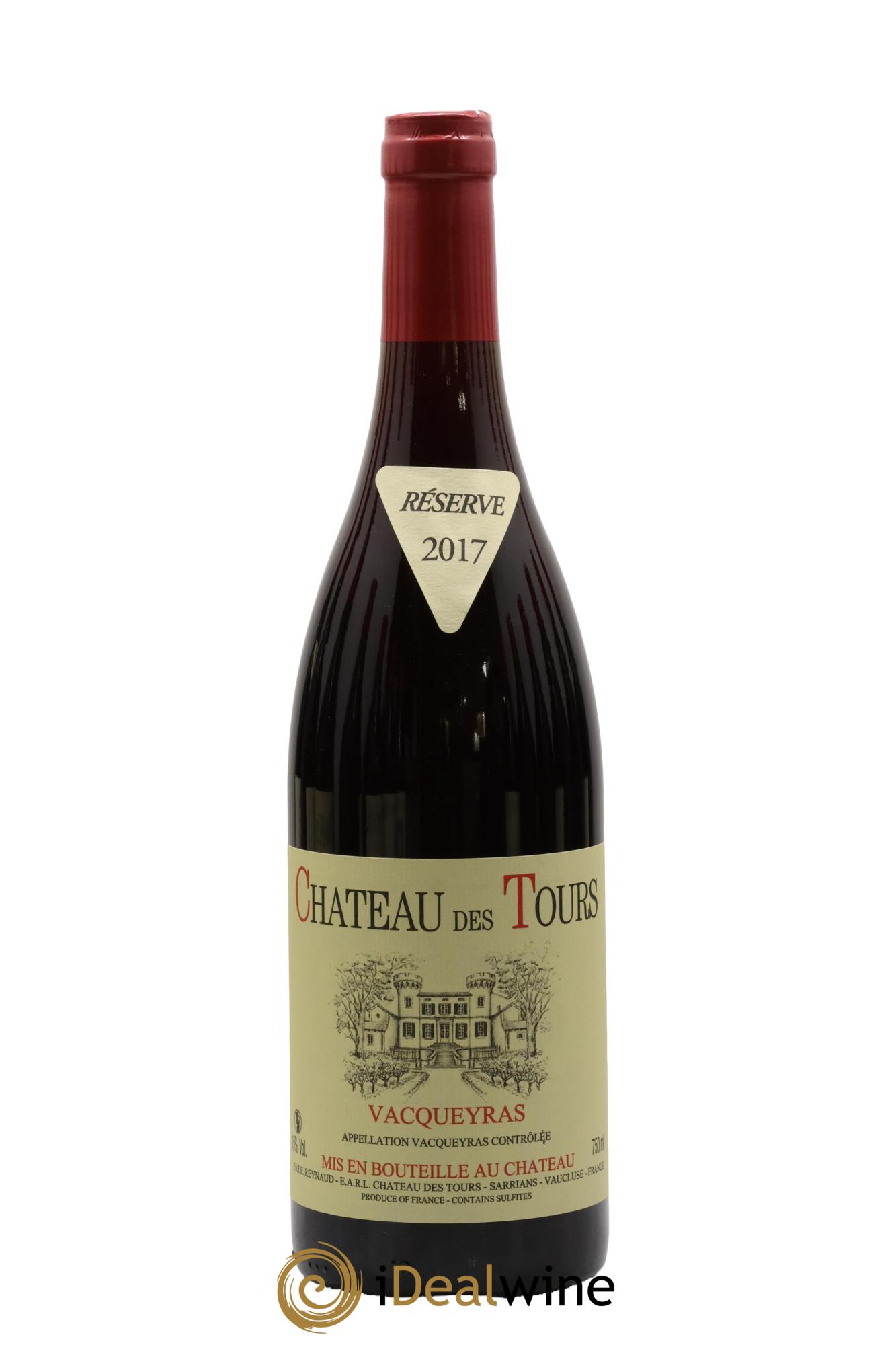 Vacqueyras Château des Tours Emmanuel Reynaud 2017 - Lot of 1 bottle - 0