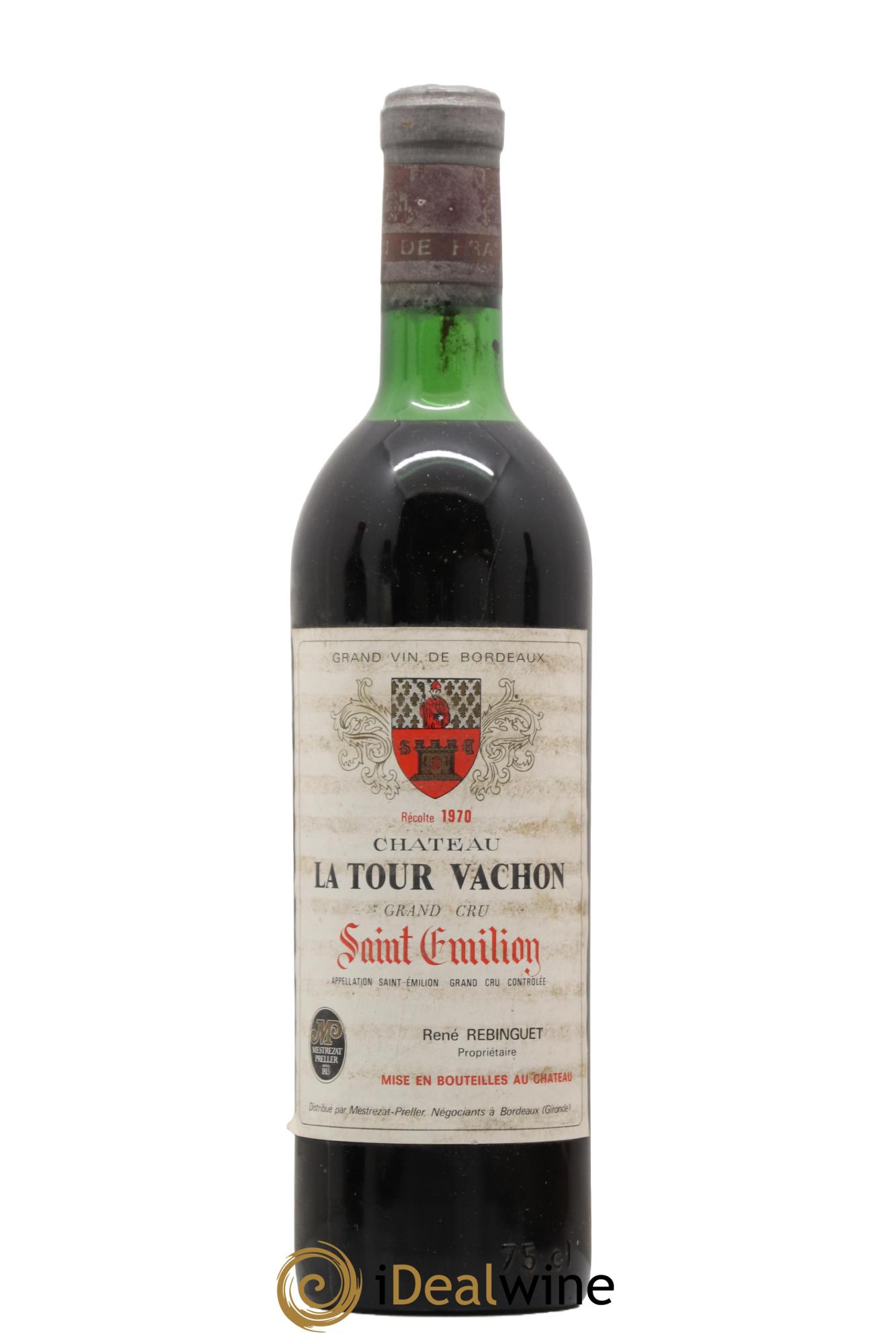 Saint-Émilion Château La Tour Vachon 1970 - Lot de 1 bouteille - 0