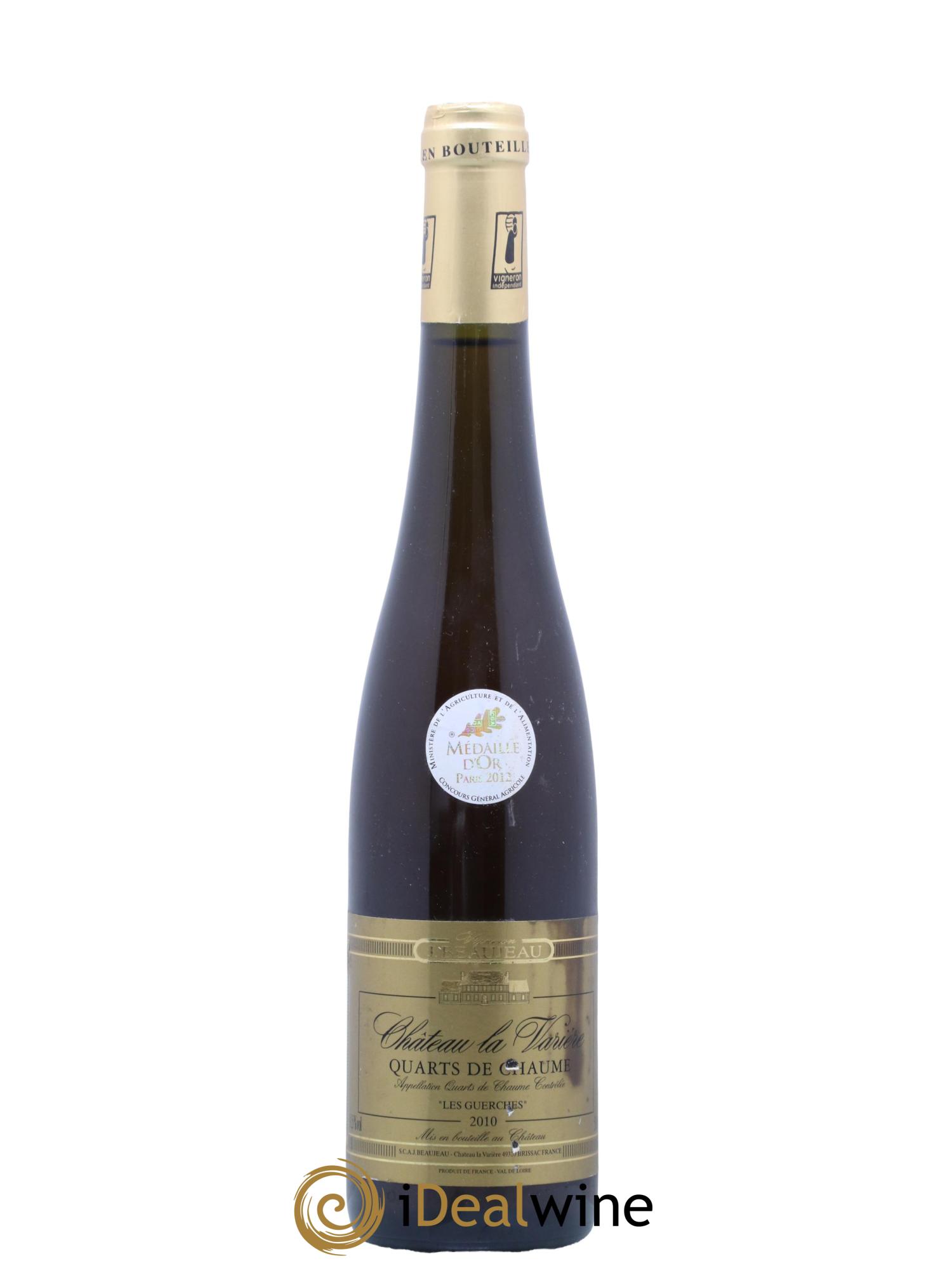 Quarts de Chaume Les Guerches La Variere 2010 - Lot de 1 format 50cl - 0