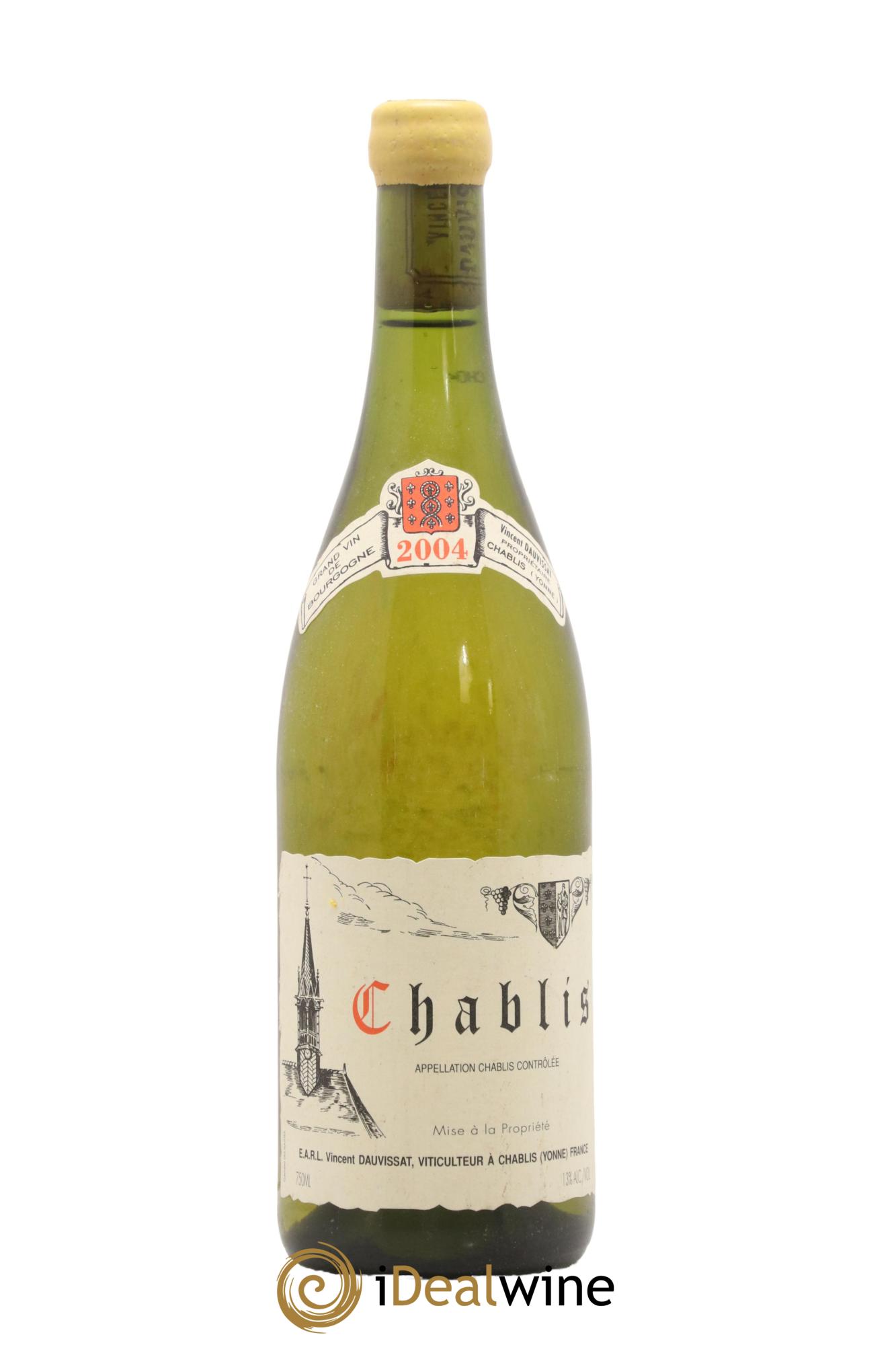 Chablis Vincent Dauvissat (Domaine) 2004 - Lot de 1 bouteille - 0