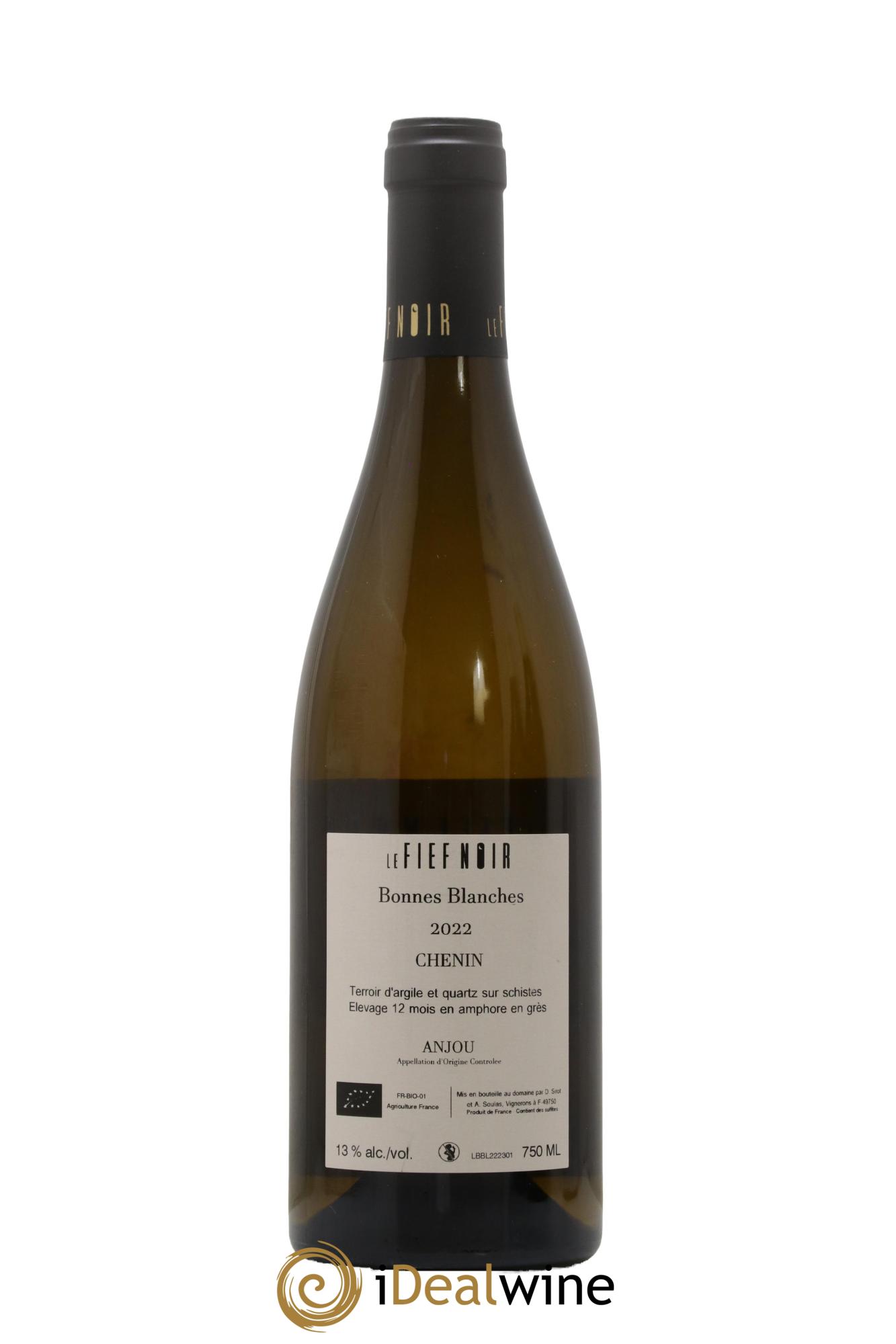 Anjou Bonnes Blanches Le Fief Noir 2022 - Lot de 1 bouteille - 1