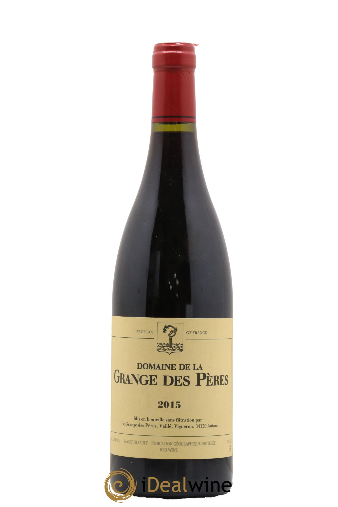 Pays d'Hérault Grange des Pères Laurent Vaillé 2015 - Lot de 1 bouteille - 0