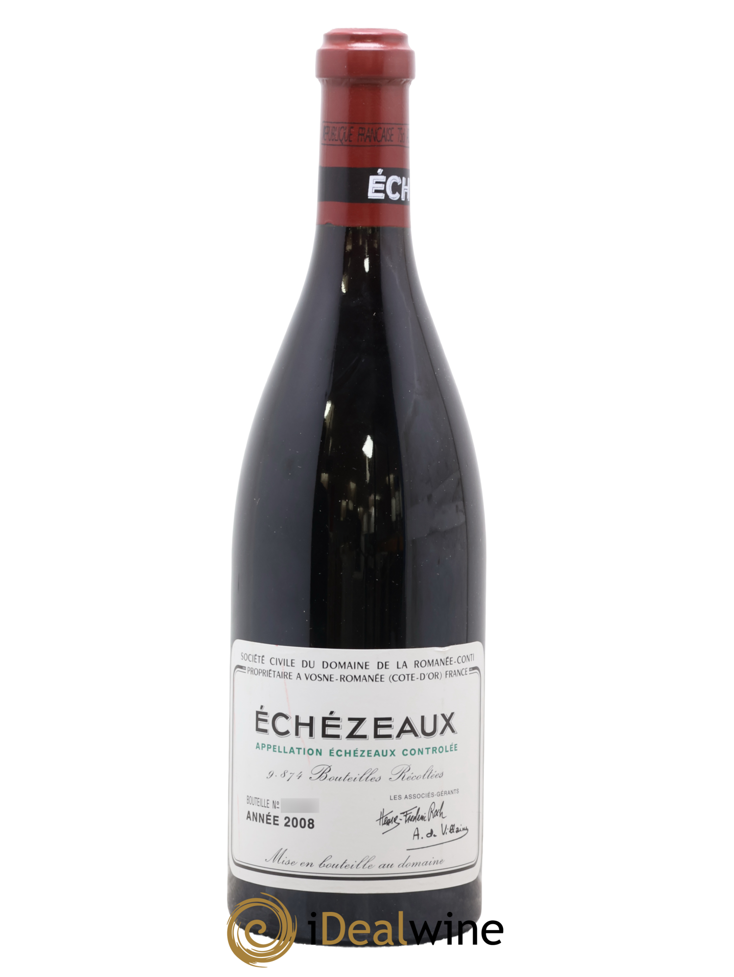Echezeaux Grand Cru Domaine de la Romanée-Conti 2008 - Lote de 1 botella - 0