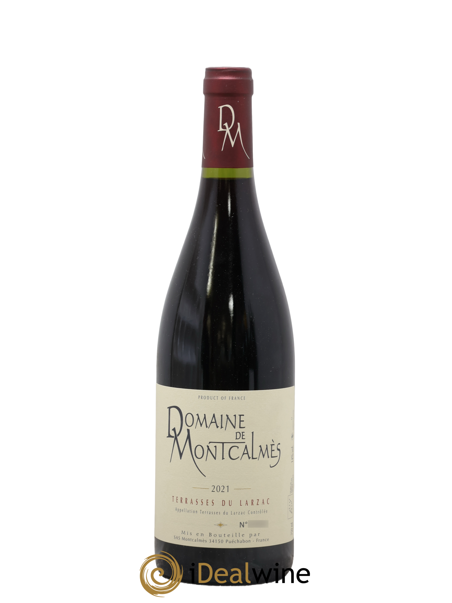 Terrasses du Larzac Domaine de Montcalmès Frédéric Pourtalié 2021 - Lot de 1 bouteille - 0