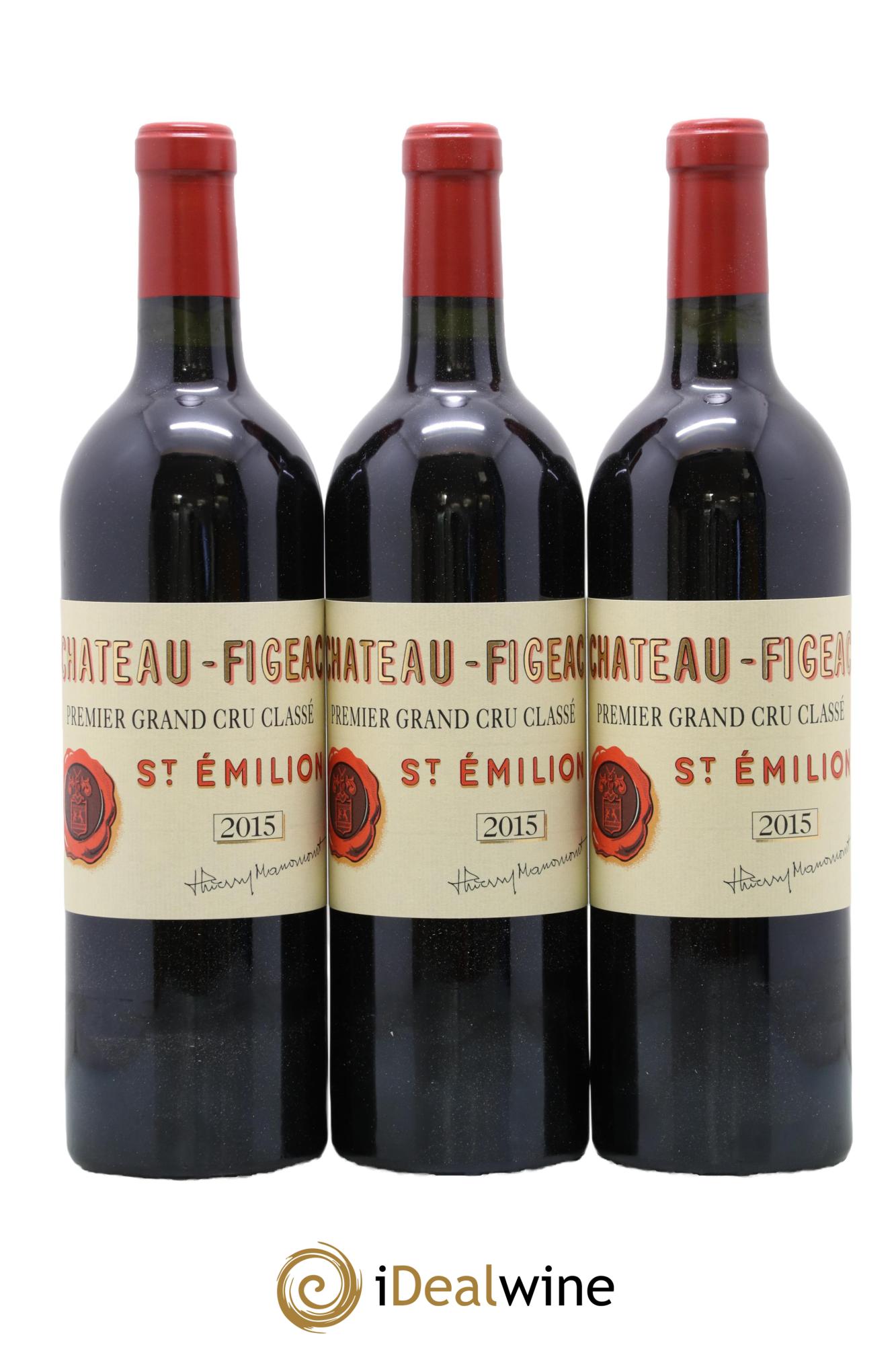Château Figeac 1er Grand Cru Classé A 2015 - Lot of 6 bottles - 1
