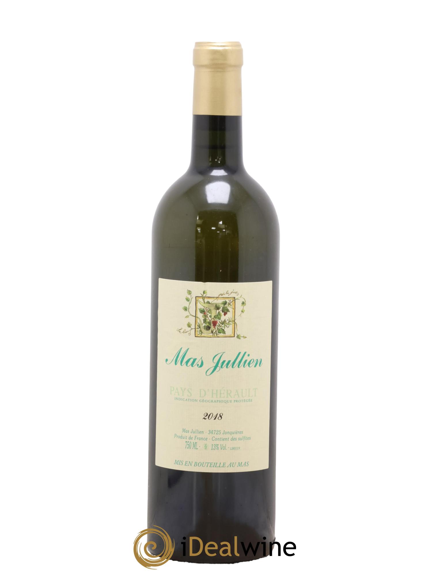 Pays d'Hérault Mas Jullien Olivier Jullien 2018 - Lot de 1 bouteille - 0