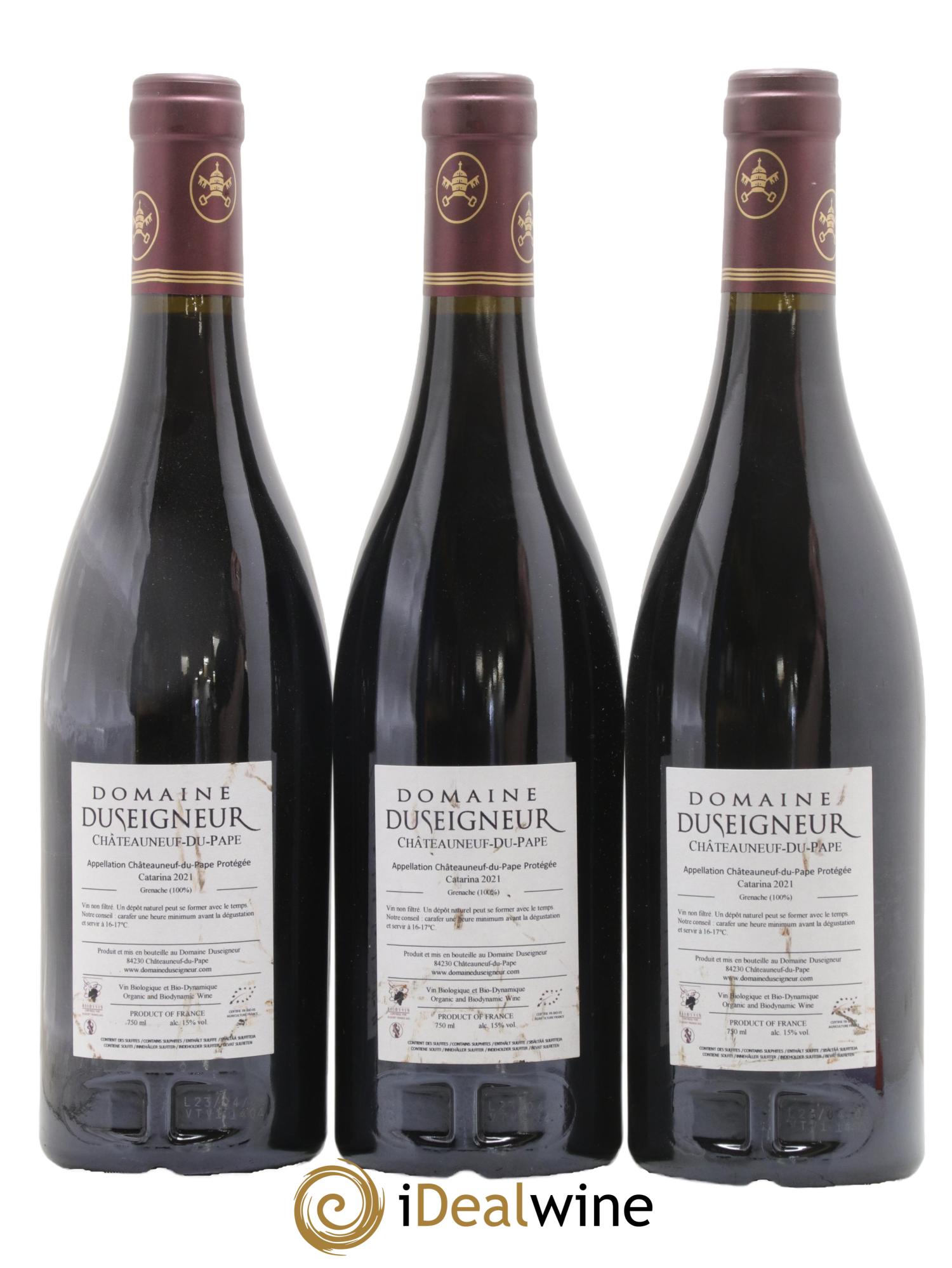 Châteauneuf-du-Pape Catarina Domaine Duseigneur 2021 - Lot de 3 bouteilles - 1
