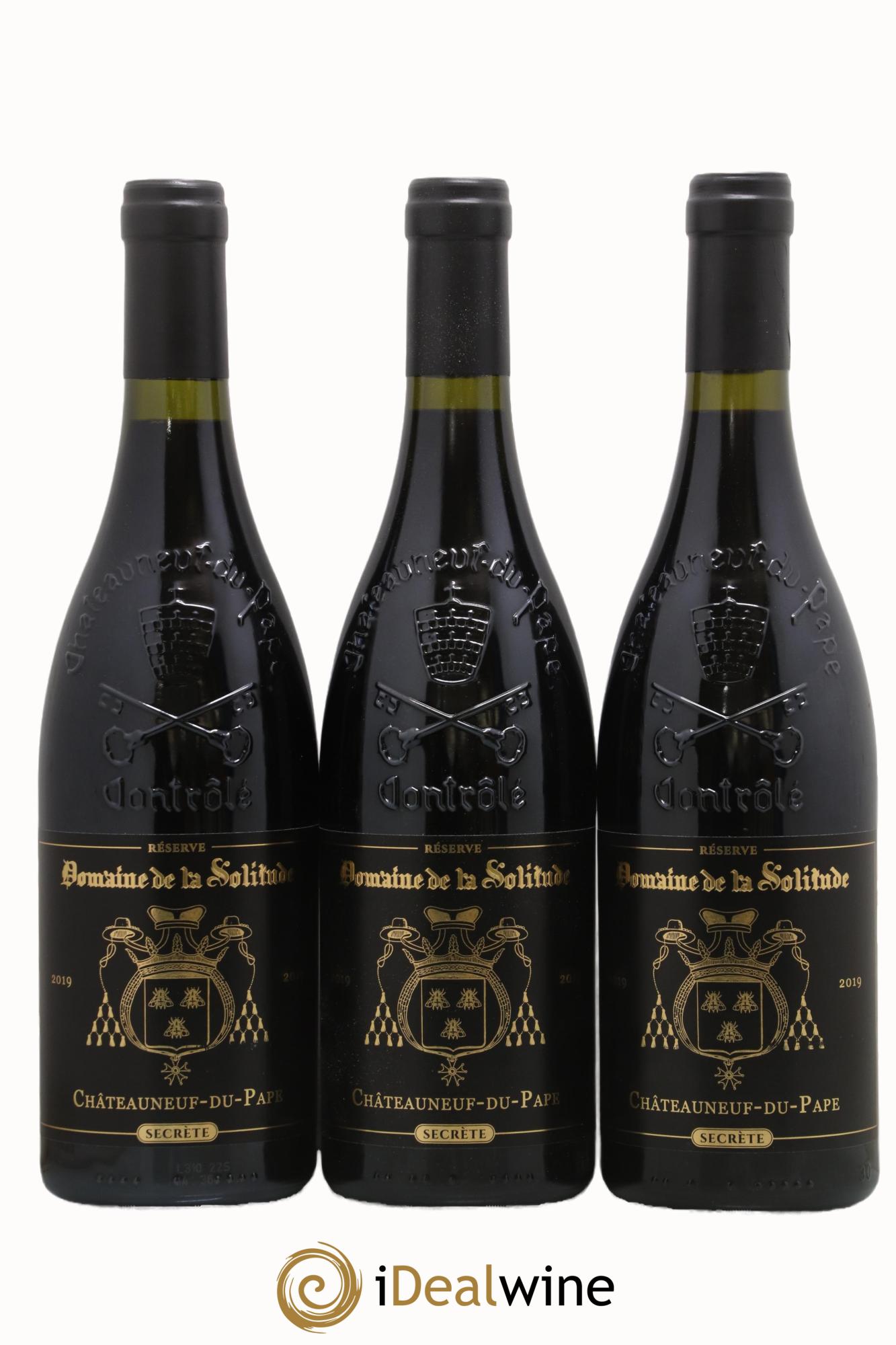 Châteauneuf-du-Pape Réserve Secrète Solitude 2019 - Lot of 3 bottles - 0