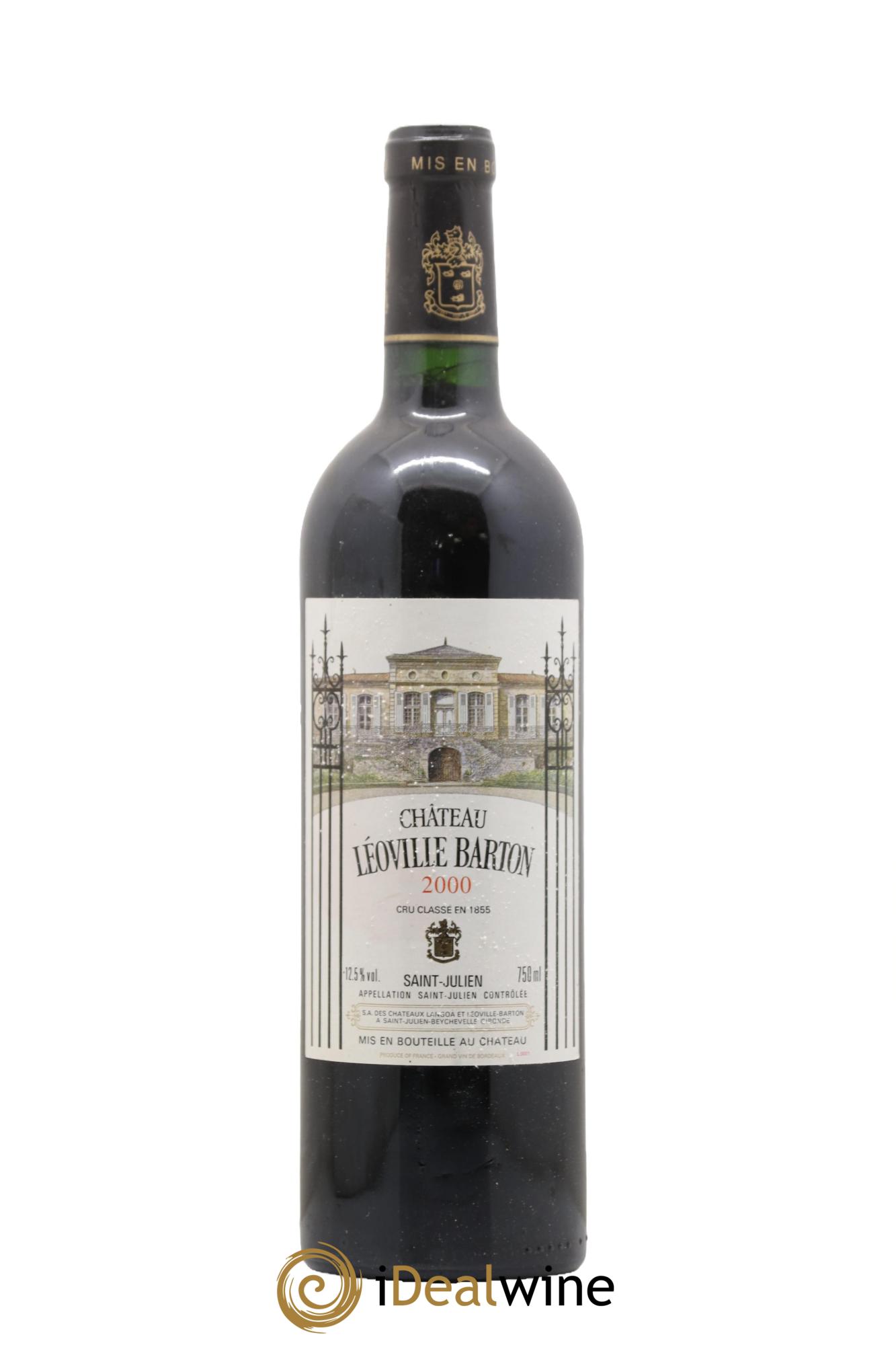 Château Léoville Barton 2ème Grand Cru Classé 2000 - Lot de 1 bouteille - 0