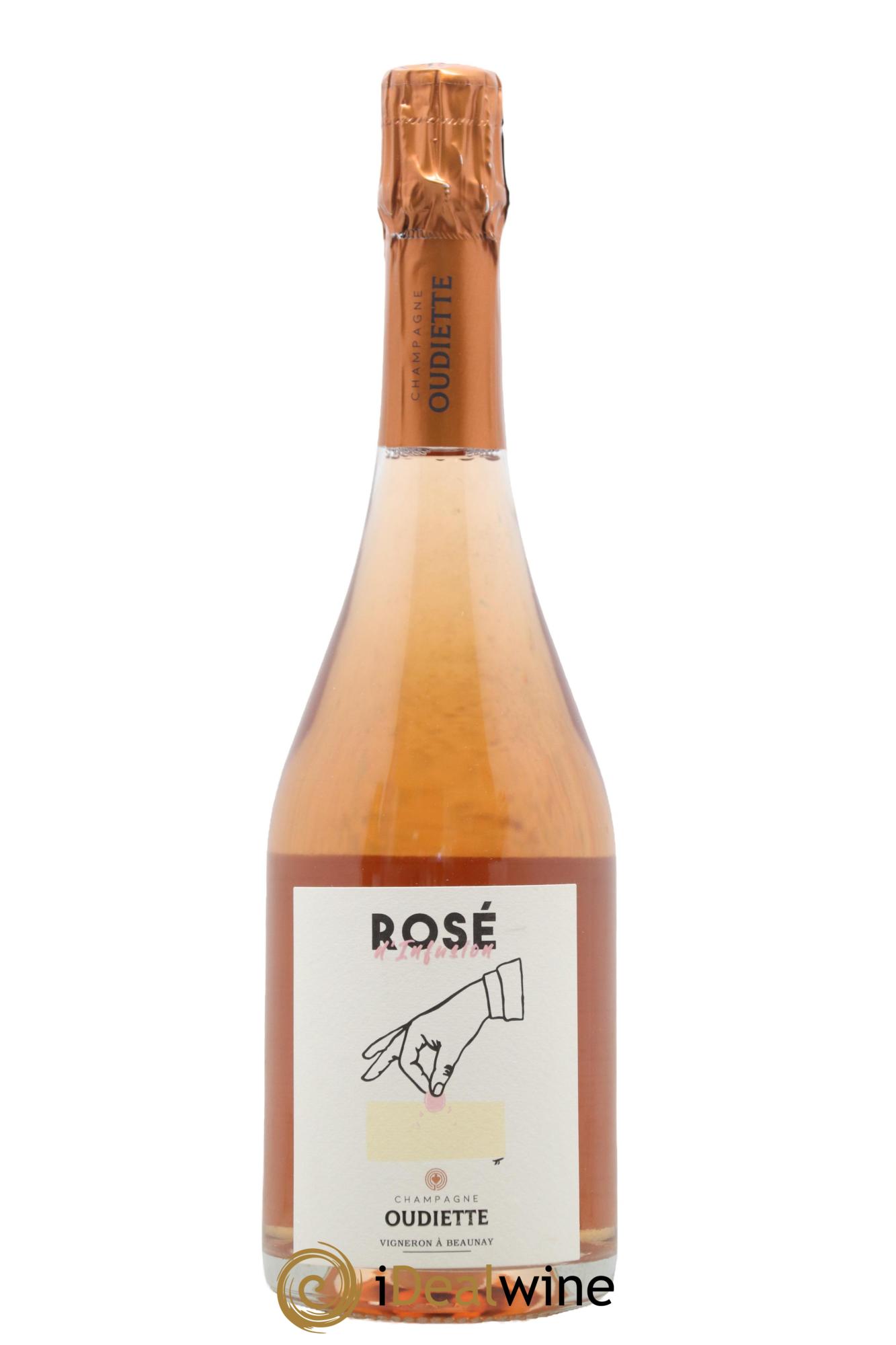 Champagne Rose d'Infusion Oudiette 2018 - Lot de 1 bouteille - 0