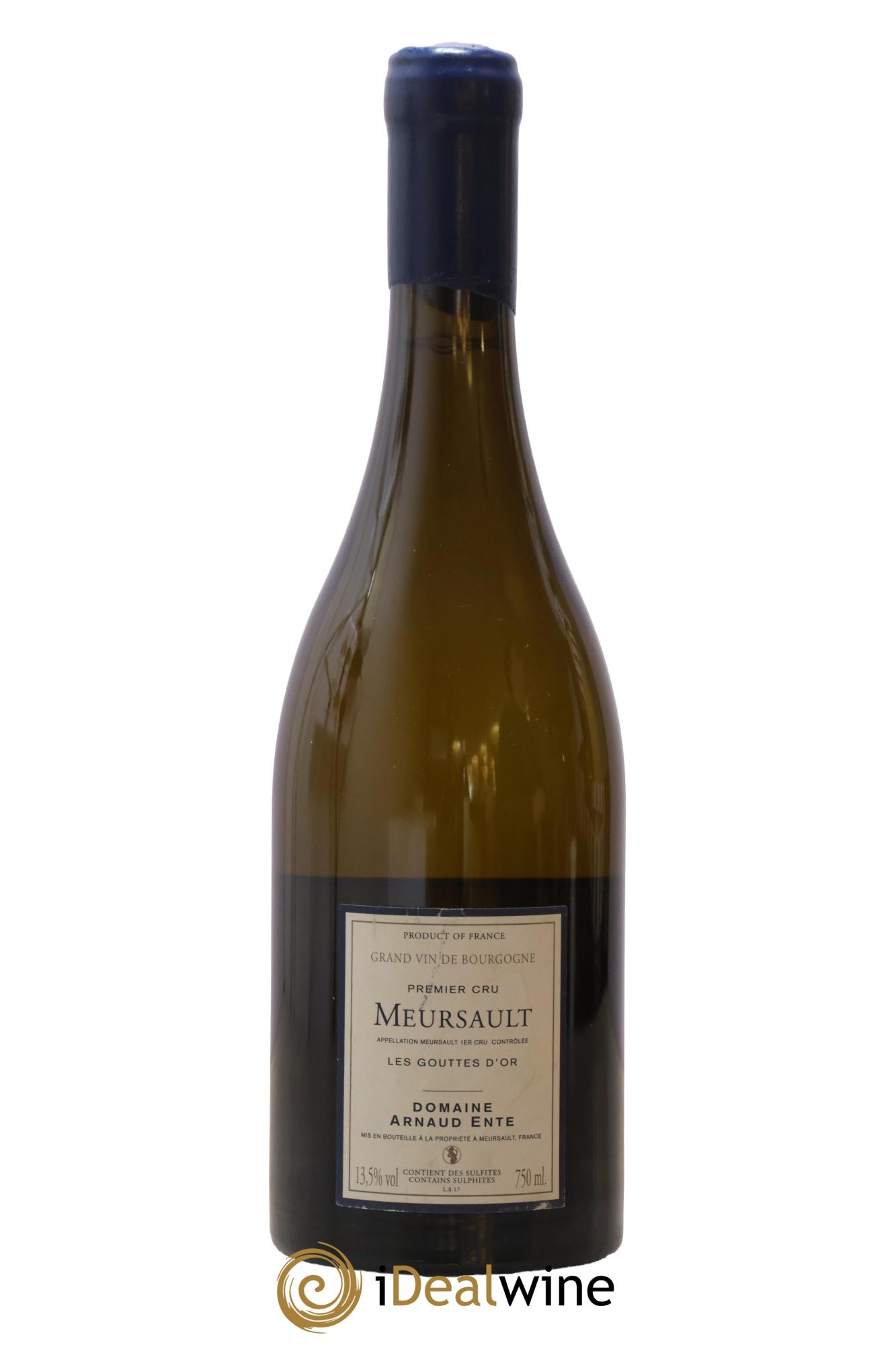 Meursault 1er Cru Goutte d'Or Arnaud Ente 2017 - Lot of 1 bottle - 1