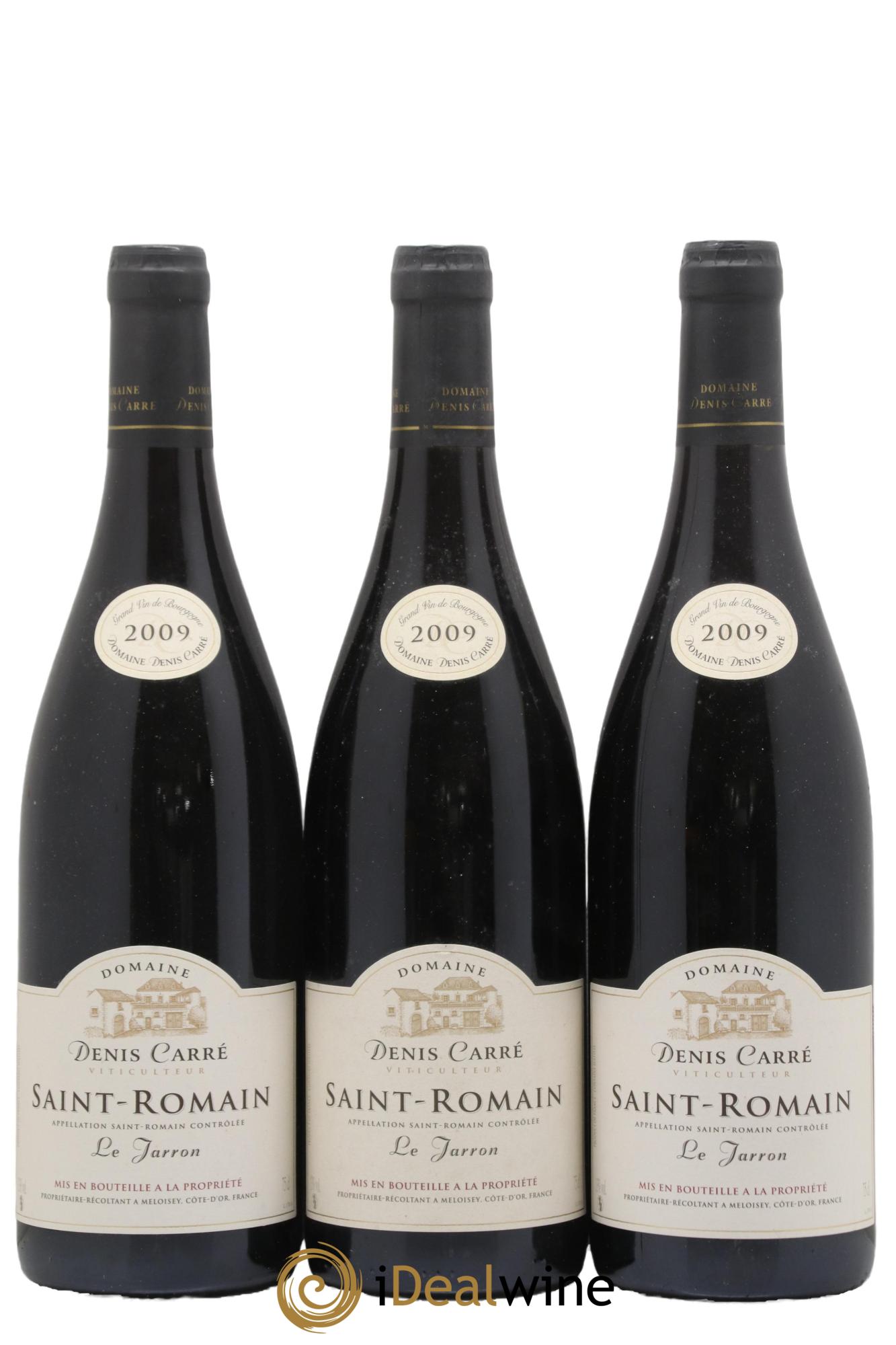 Saint-Romain Le Jarron Denis Carré 2009 - Posten von 3 Flaschen - 0