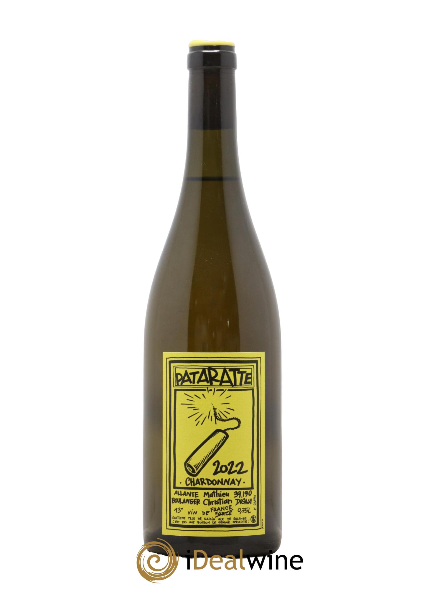 Vin de France Pataratte Allante Boulanger 2022 - Lot de 1 bouteille - 0