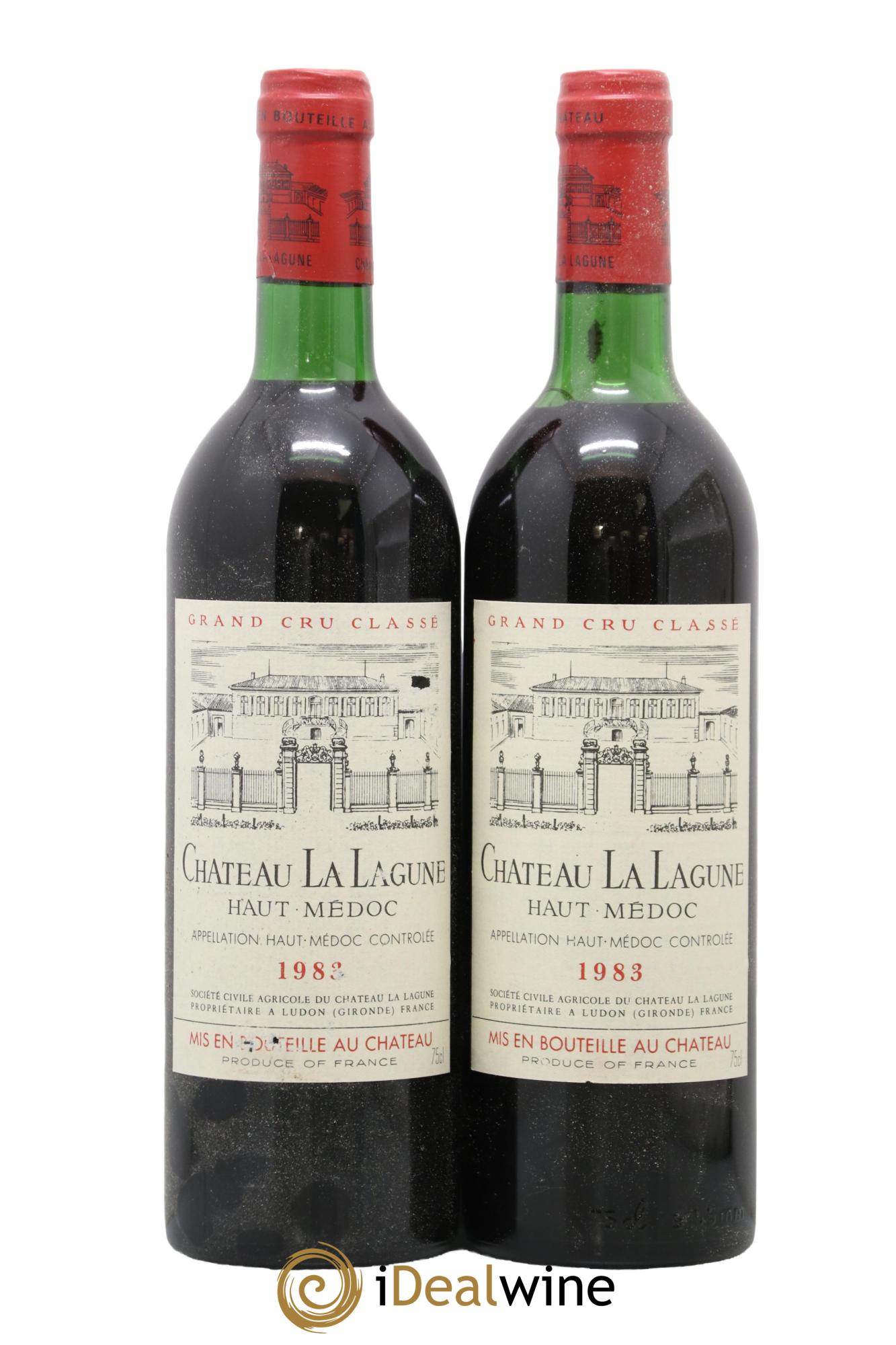 Château la Lagune 3ème Grand Cru Classé 1983 - Lot de 2 bouteilles - 0