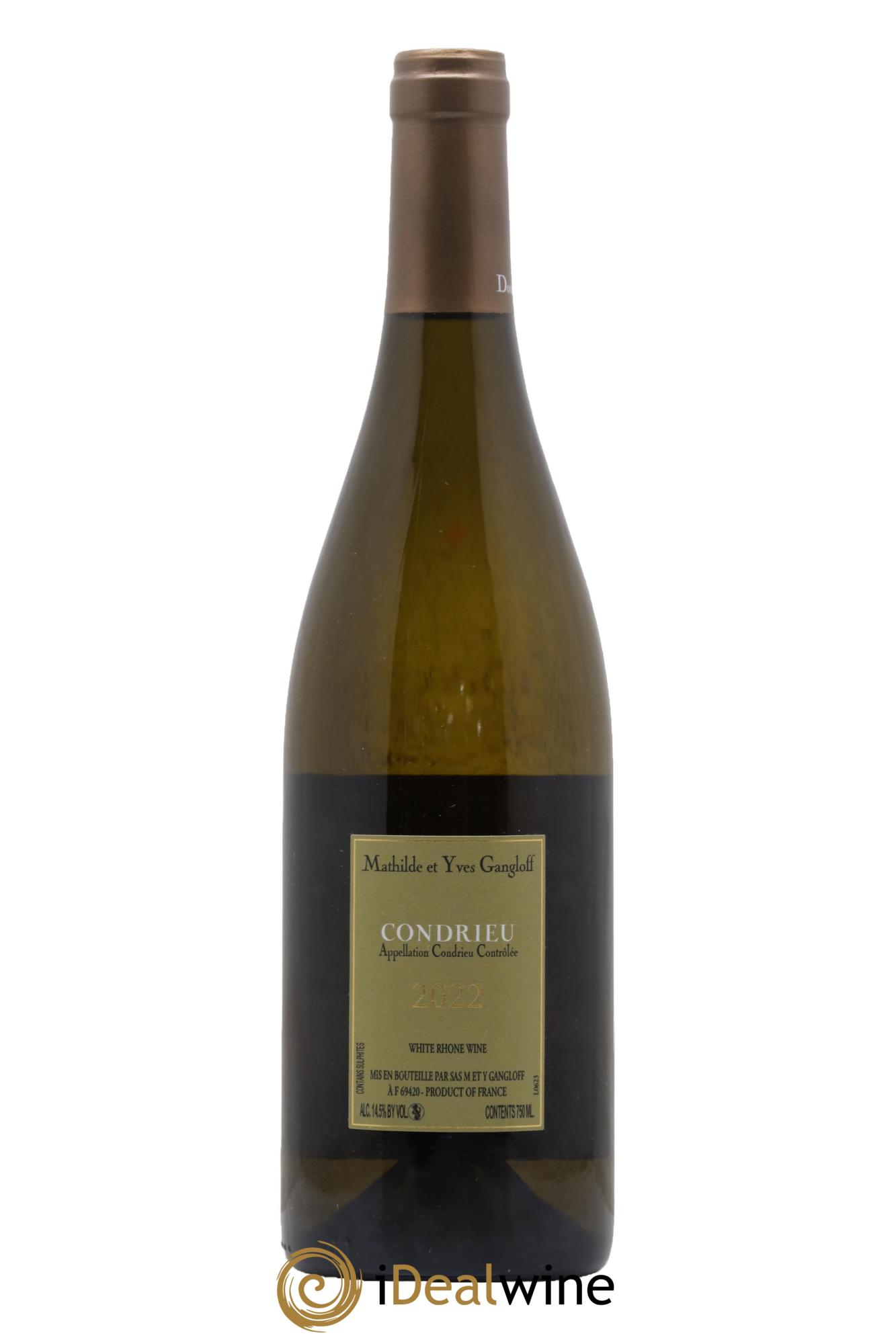 Condrieu Domaine Gangloff (Domaine) 2022 - Lot de 1 bouteille - 1