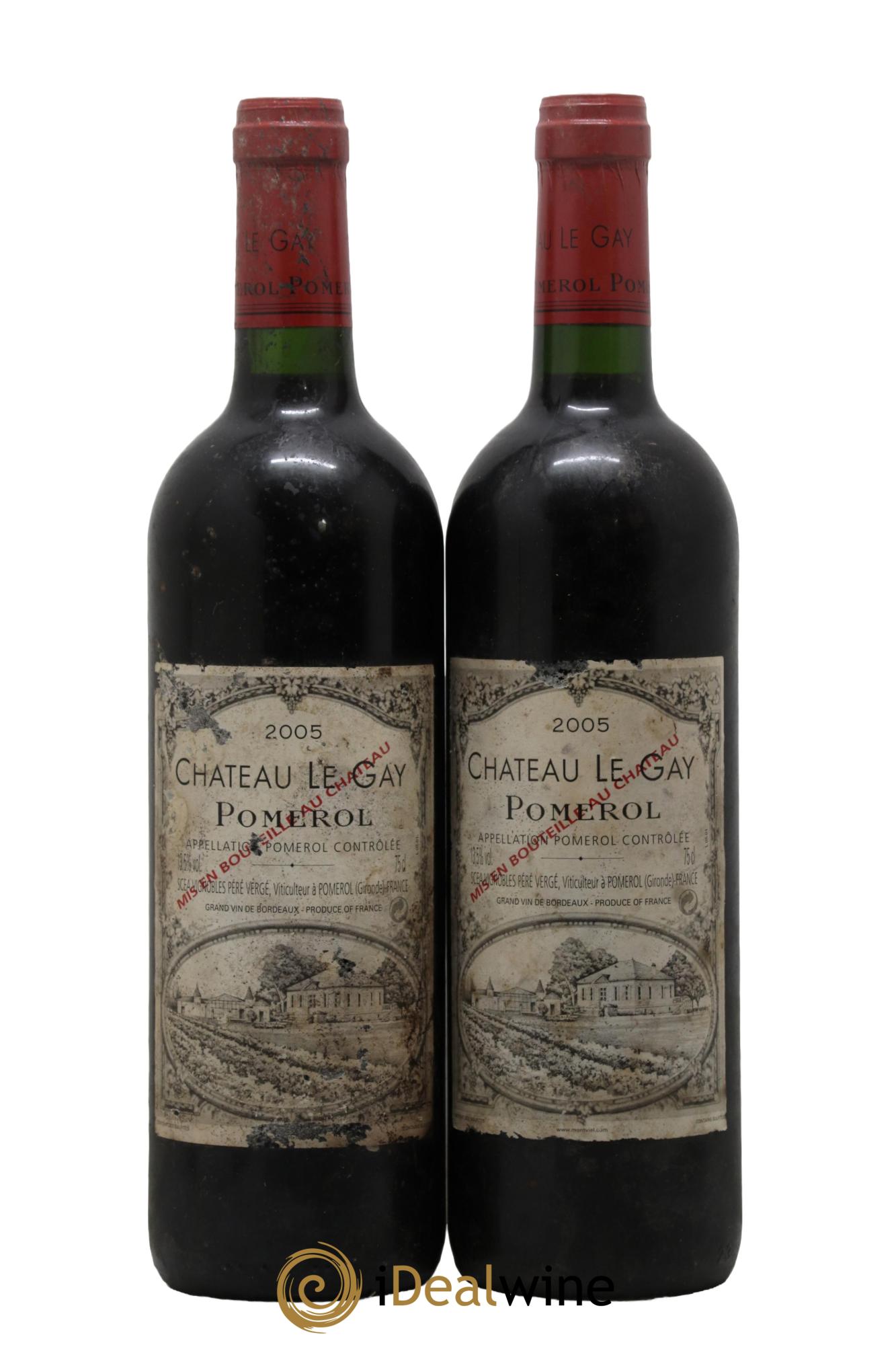 Château Le Gay 2005 - Lotto di 2 bottiglie - 0